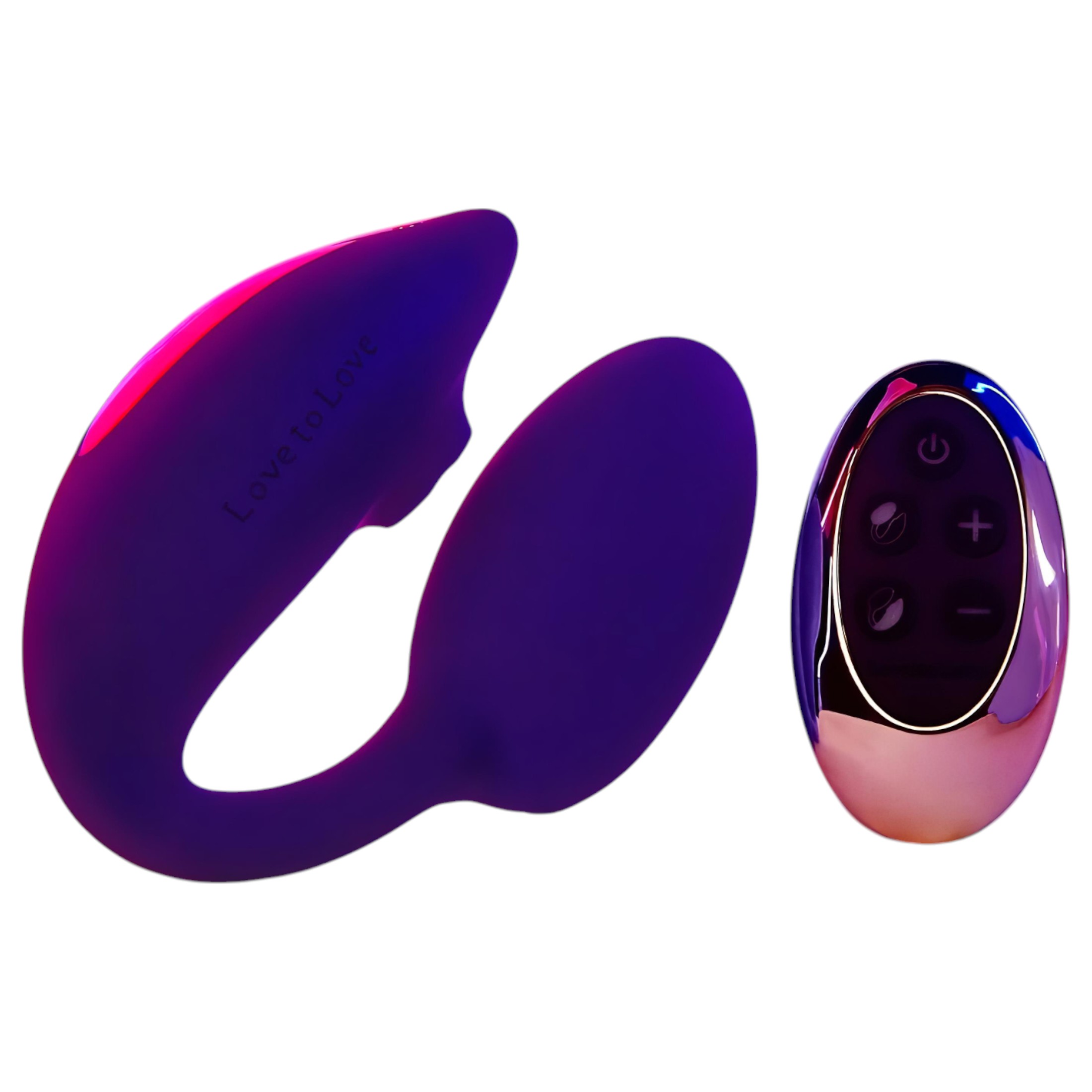 / Love to Love Wonderlover – csiklóizgató G-pont vibrátor (sötét lila)