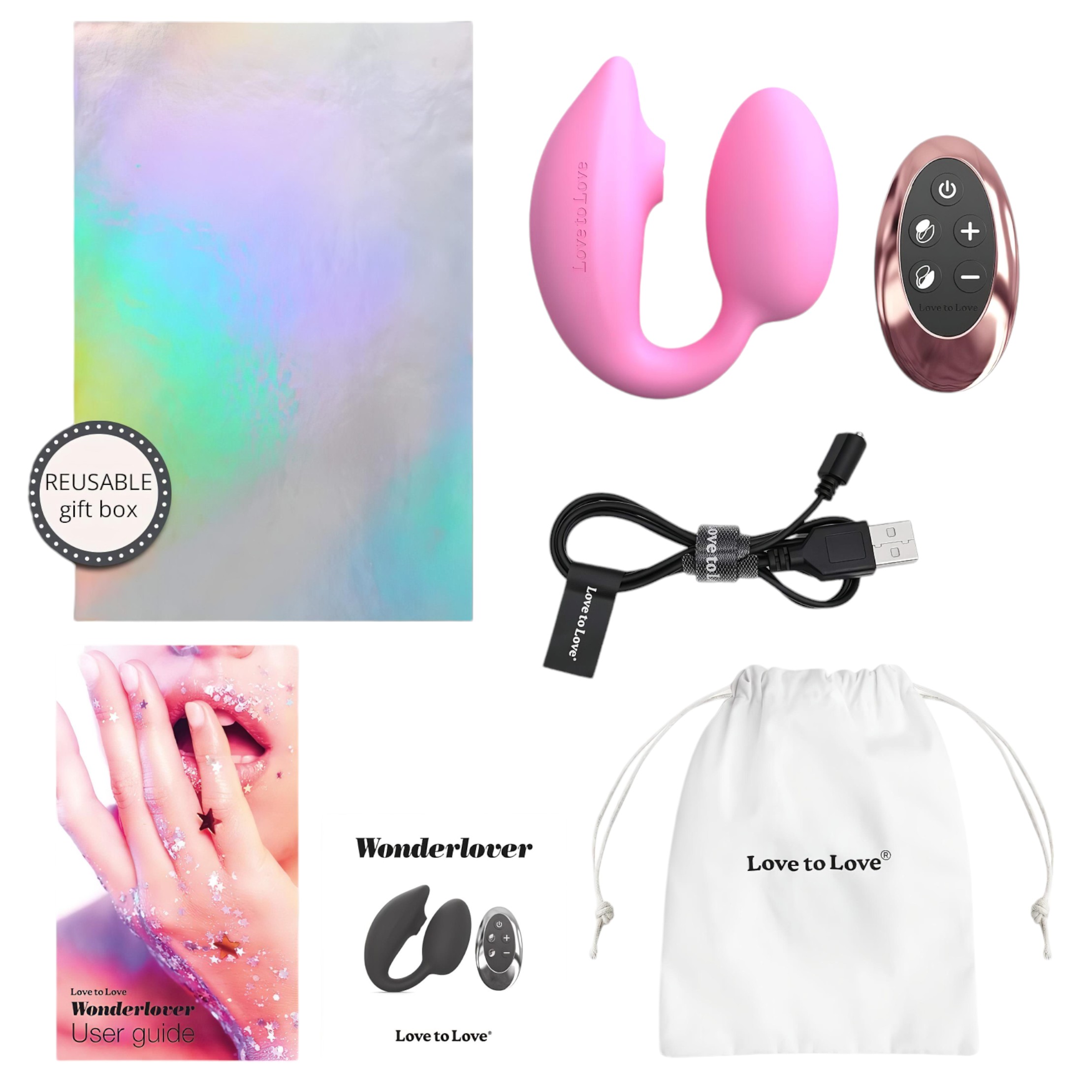 / Love to Love Wonderlover – csiklóizgató G-pont vibrátor (pink)