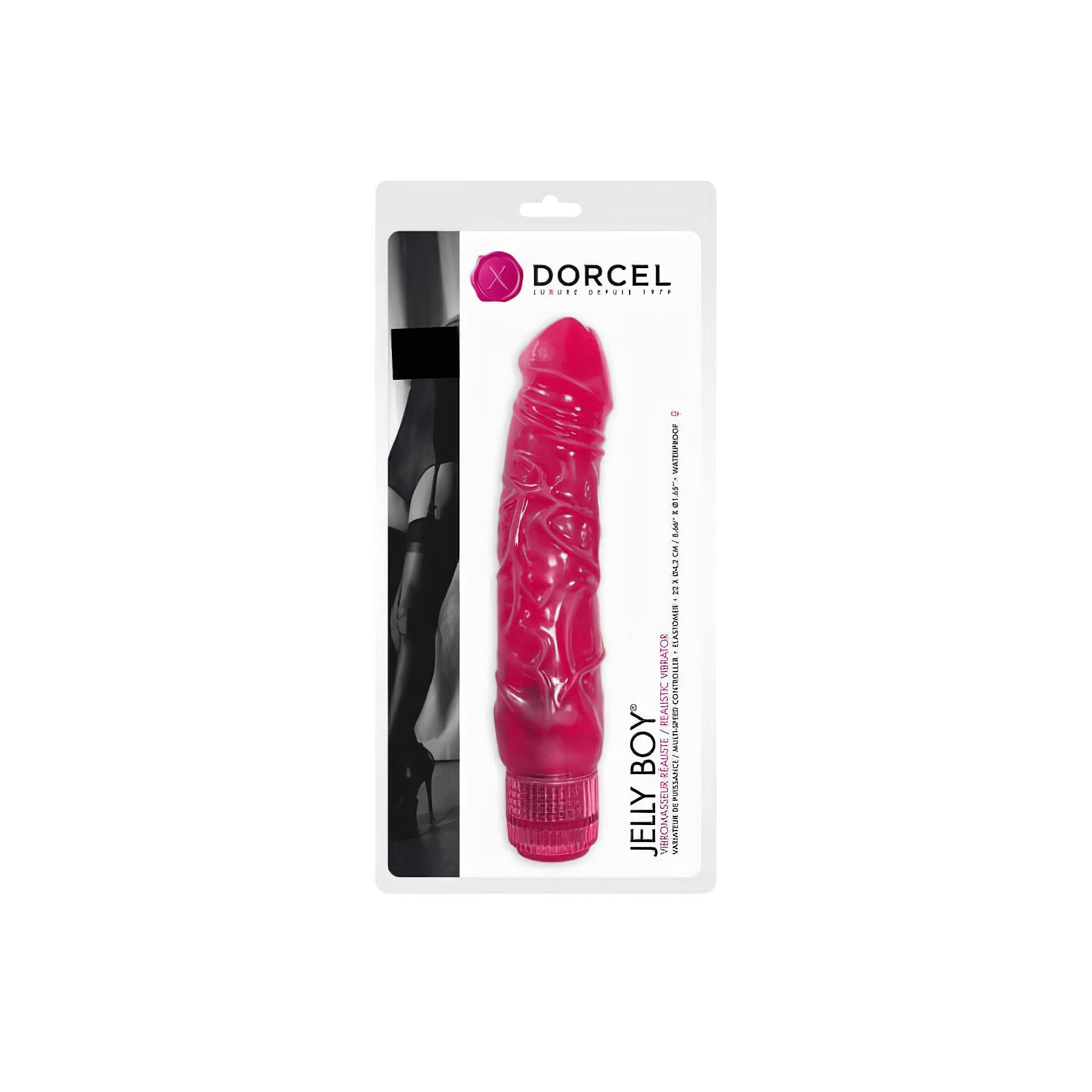 / Dorcel Jelly Boy – zselés, élethű vibrátor (pink)