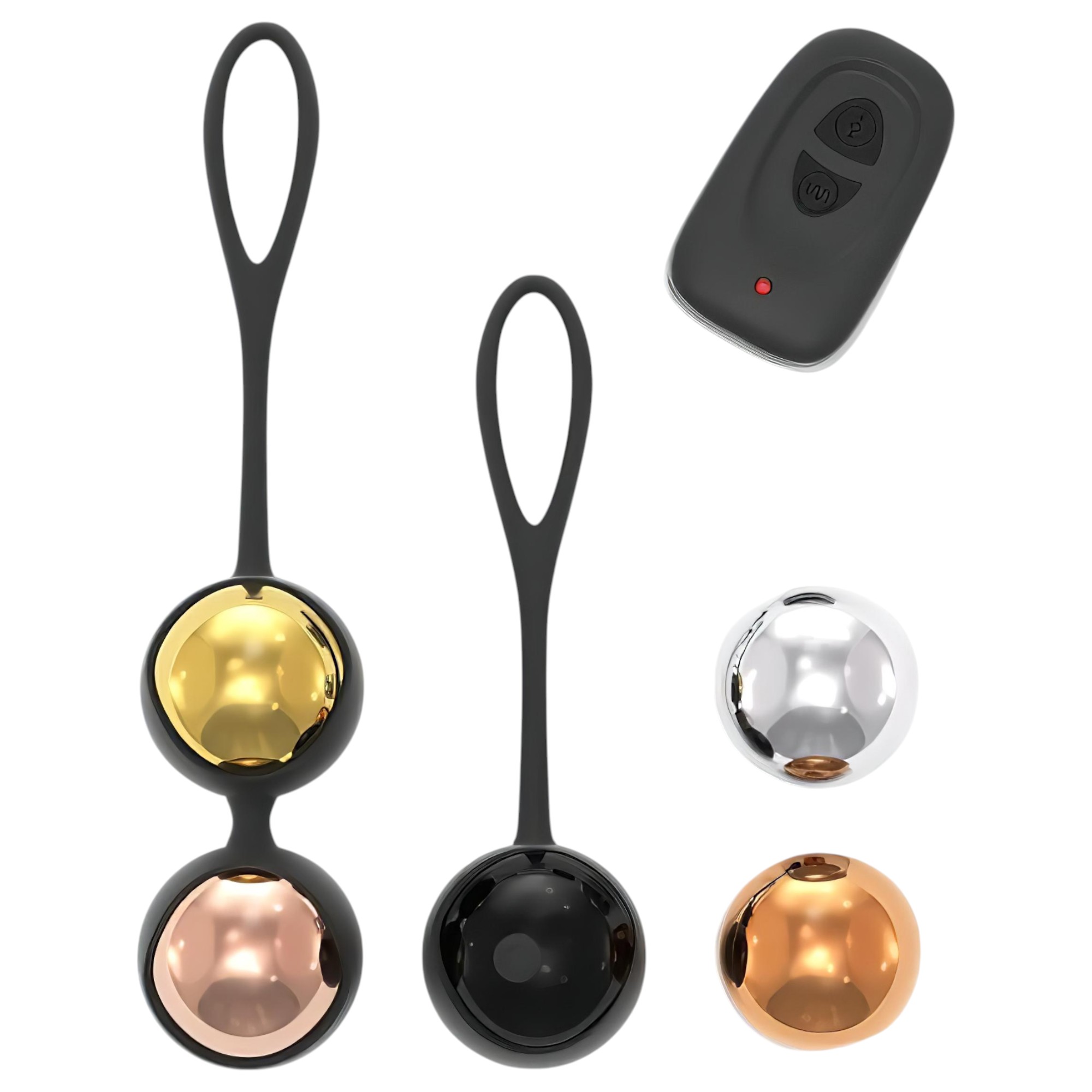 Dorcel Training Balls – rádiós, variálható gésagolyó szett