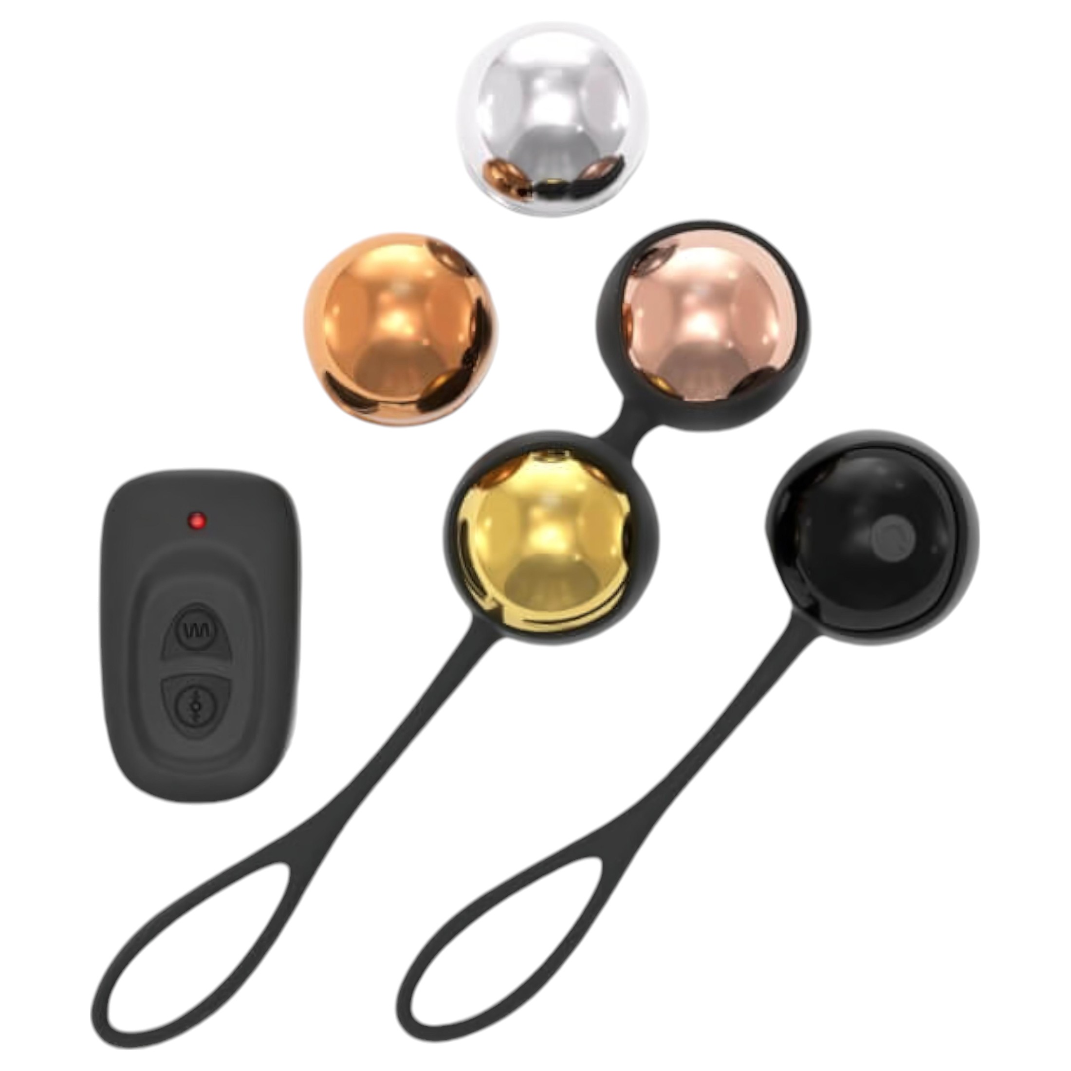Dorcel Training Balls – rádiós, variálható gésagolyó szett