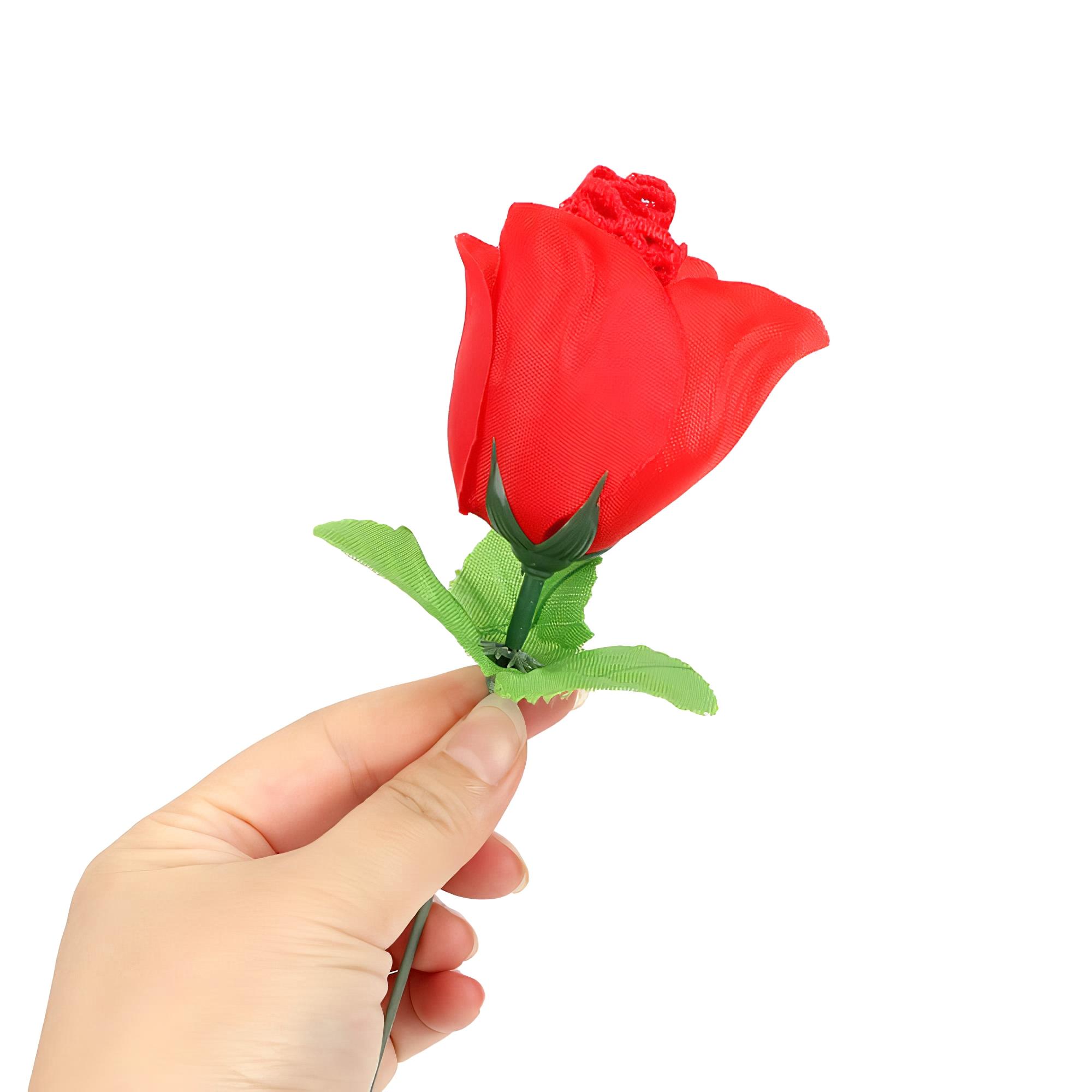 Panty Rose – rózsaszálba rejtett tanga – piros (S-L)