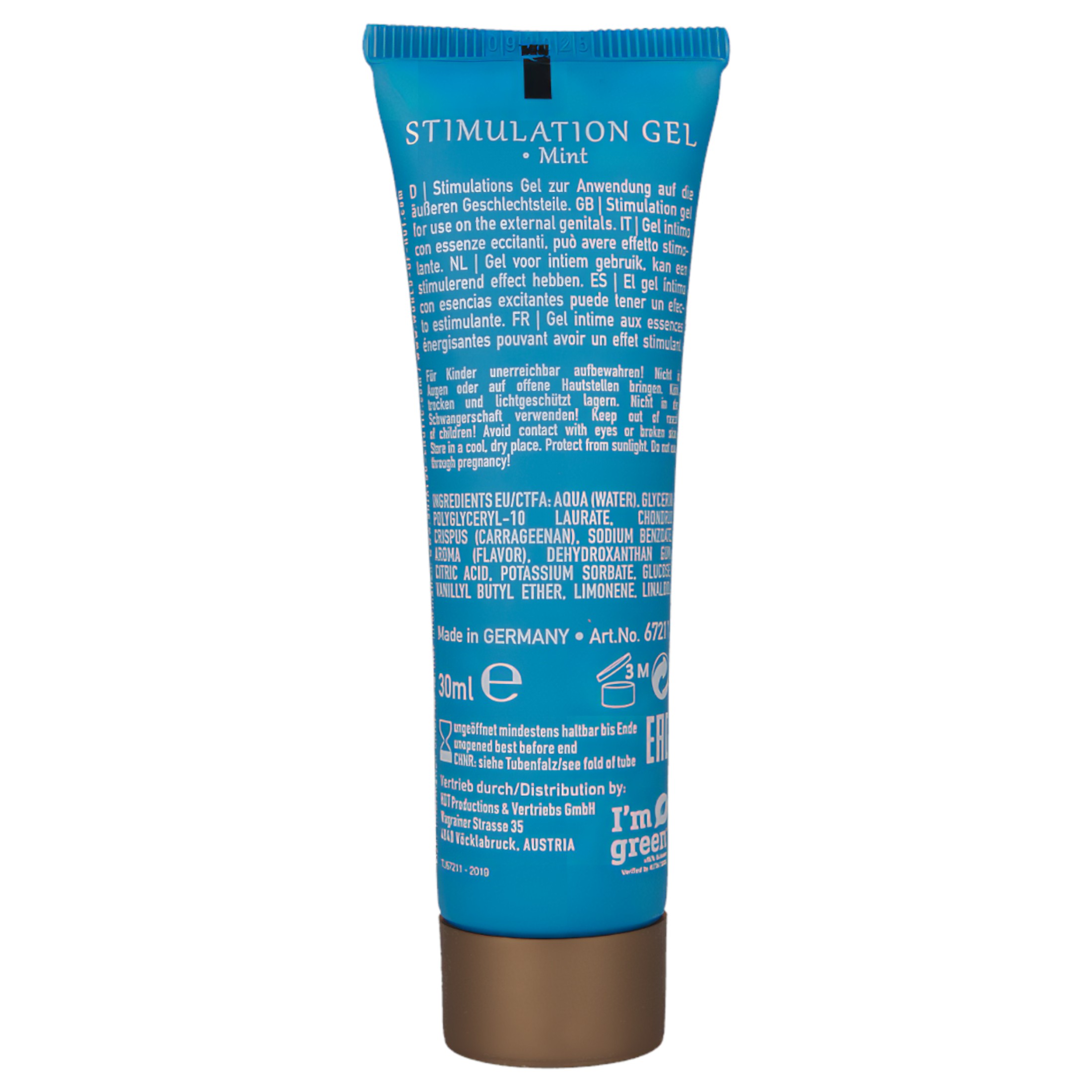 HOT Shiatsu Joyful – stimuláló krém nőknek – menta (30ml)