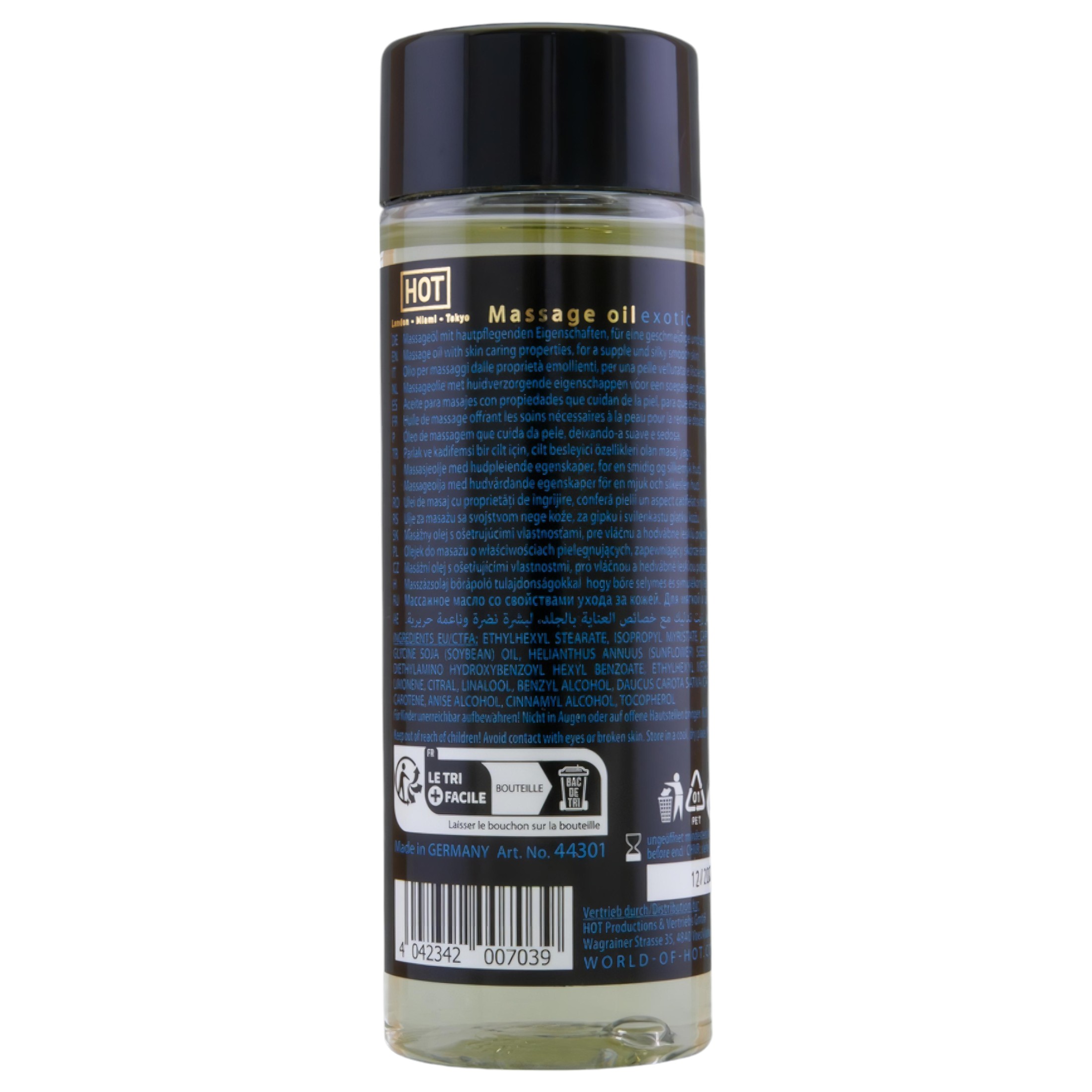HOT bőrápoló masszázsolaj – exotic (100ml)