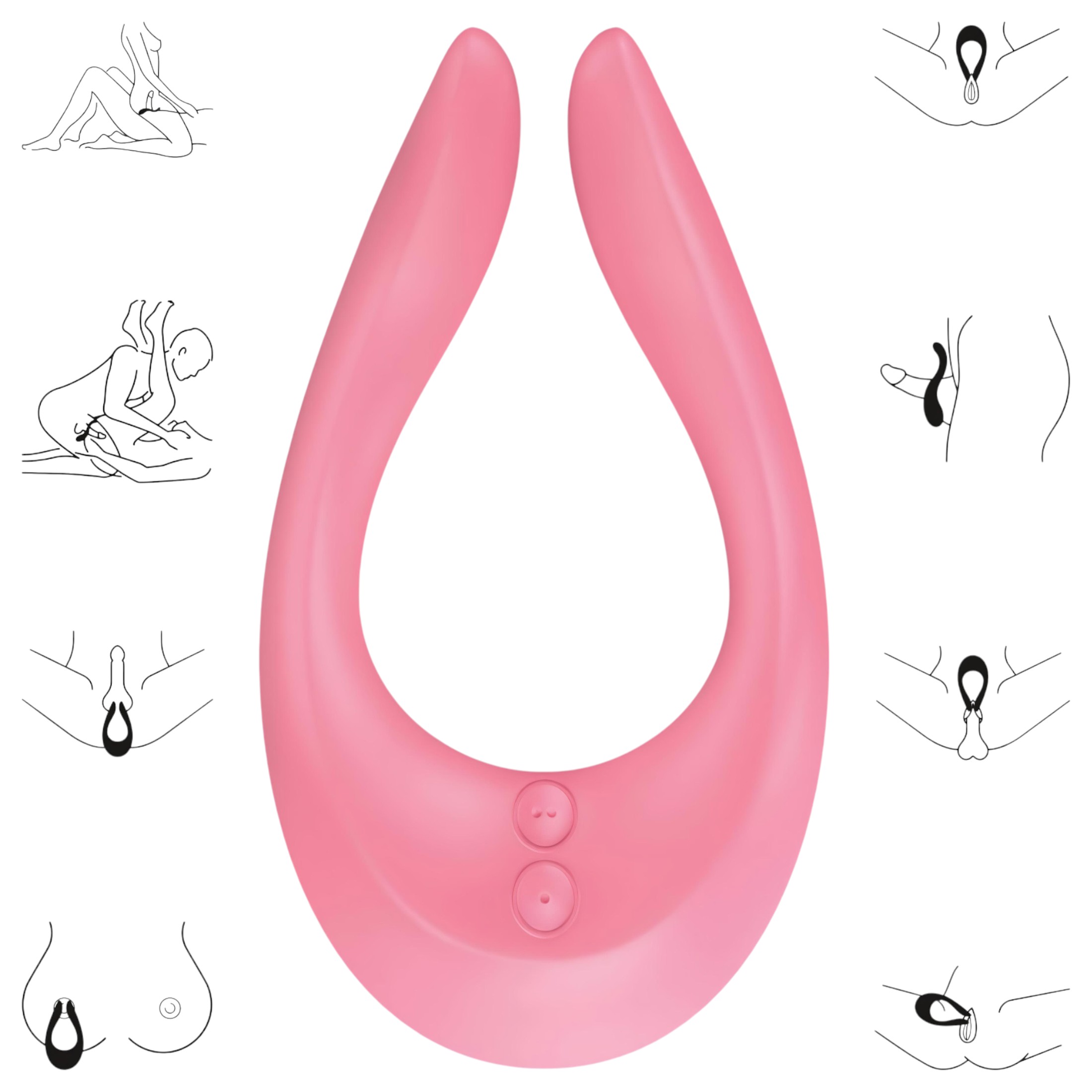Satisfyer Endless Joy – akkus párvibrátor (pink)