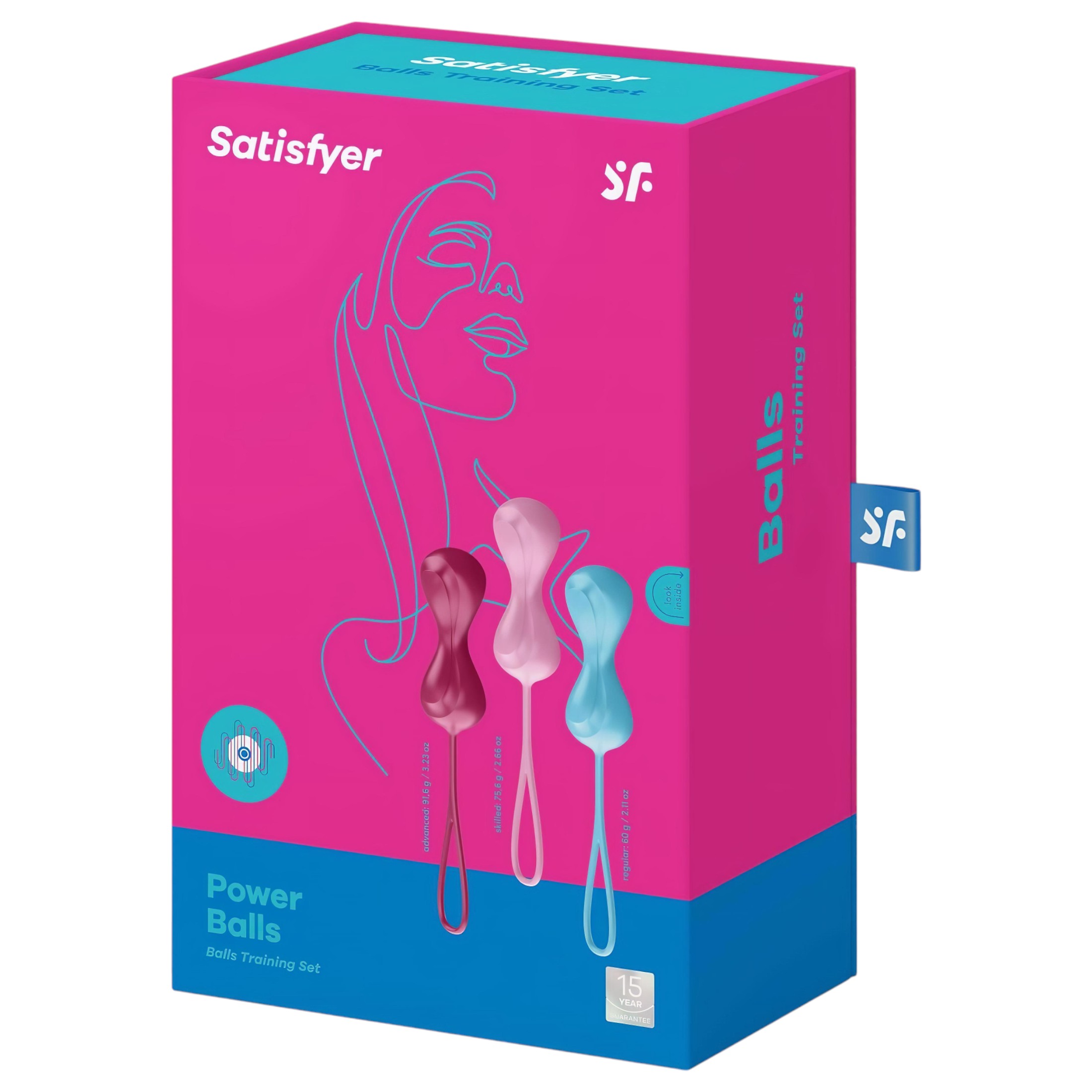 Satisfyer Power Balls – mozgó golyós gésagolyó szett (3db)