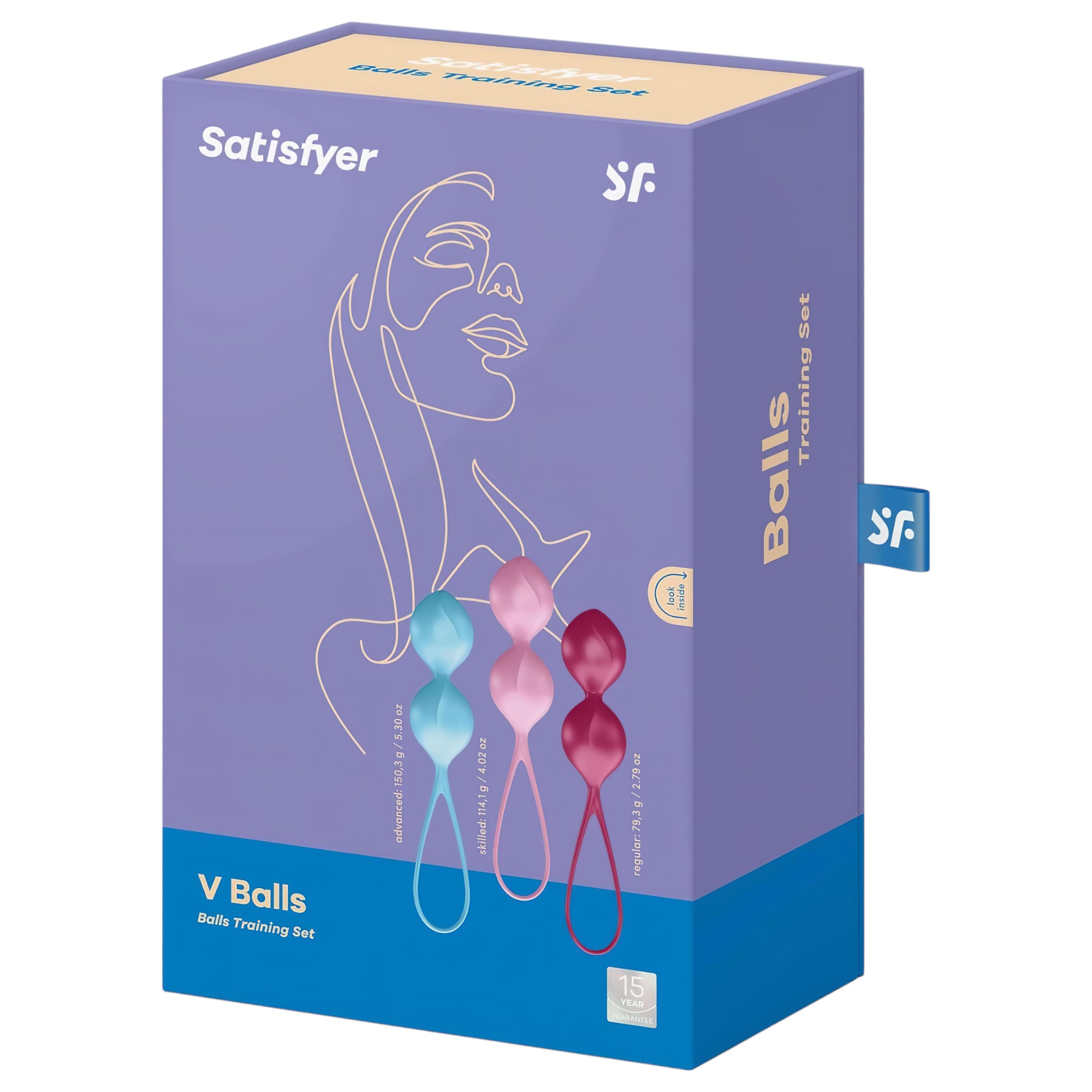 Satisfyer V Balls – gésagolyó duó szett (3 részes)