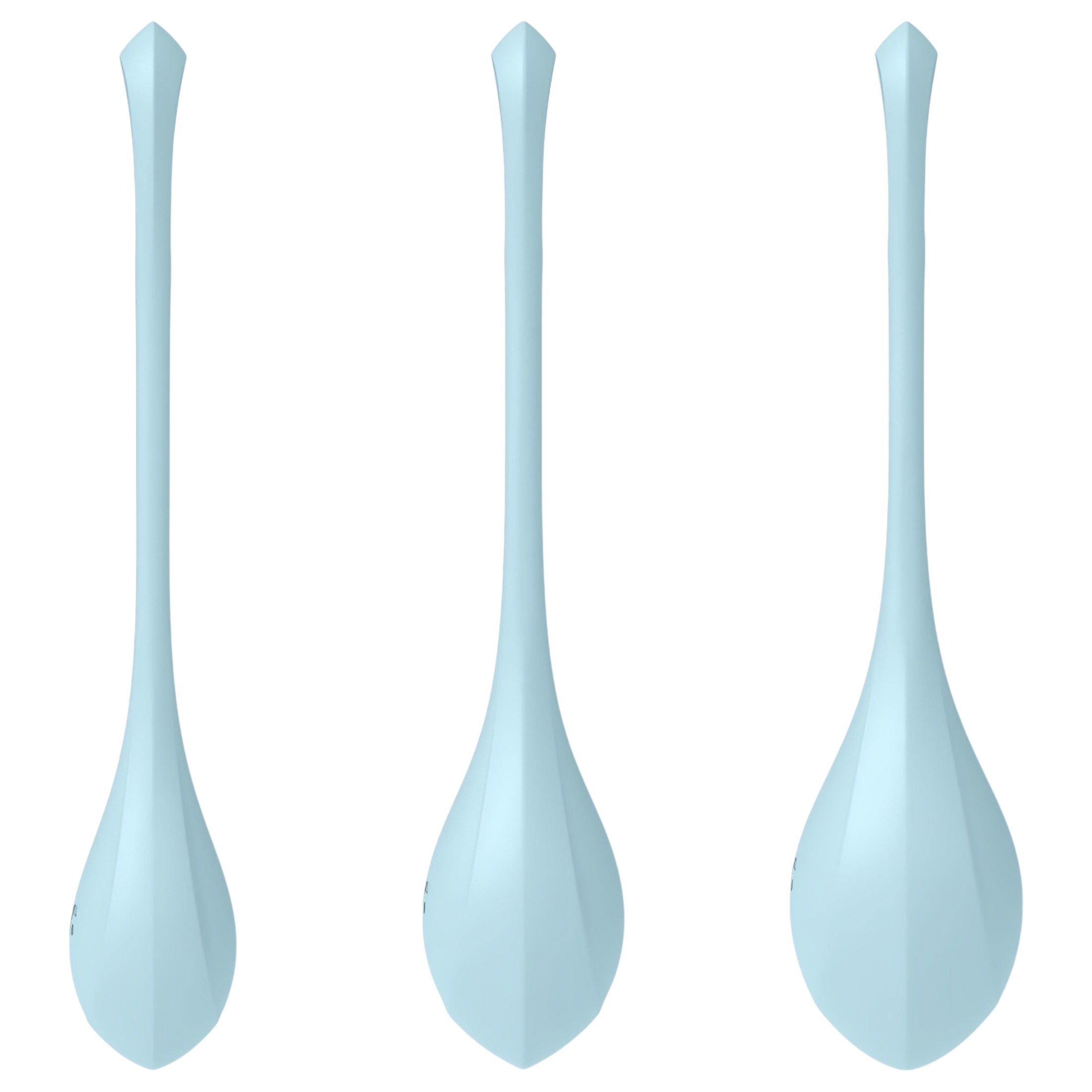 Satisfyer Yoni Power 2 – gésagolyó szett – kék (3 részes)