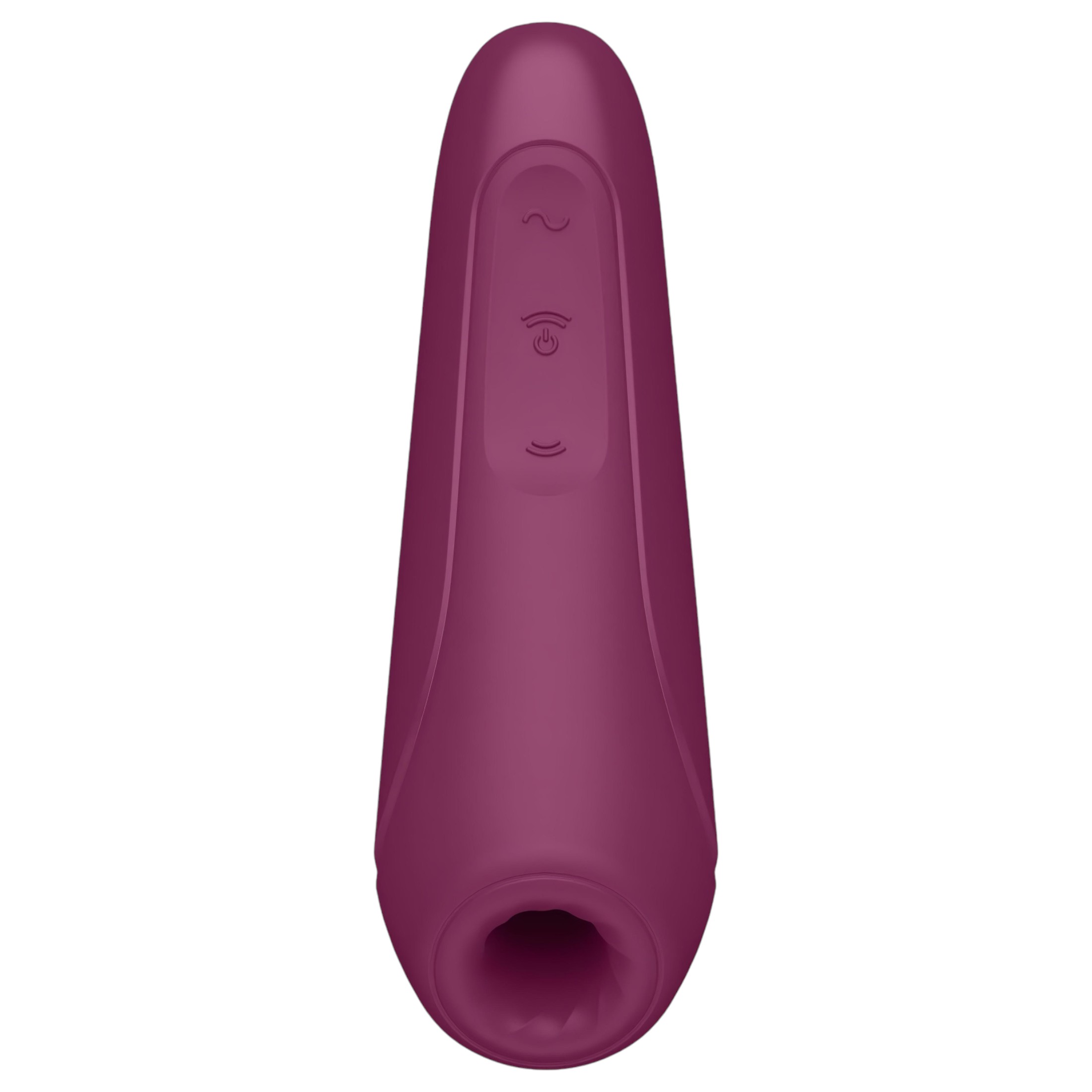 Satisfyer Curvy 1+ – okos léghullámos csiklóizgató (piros)