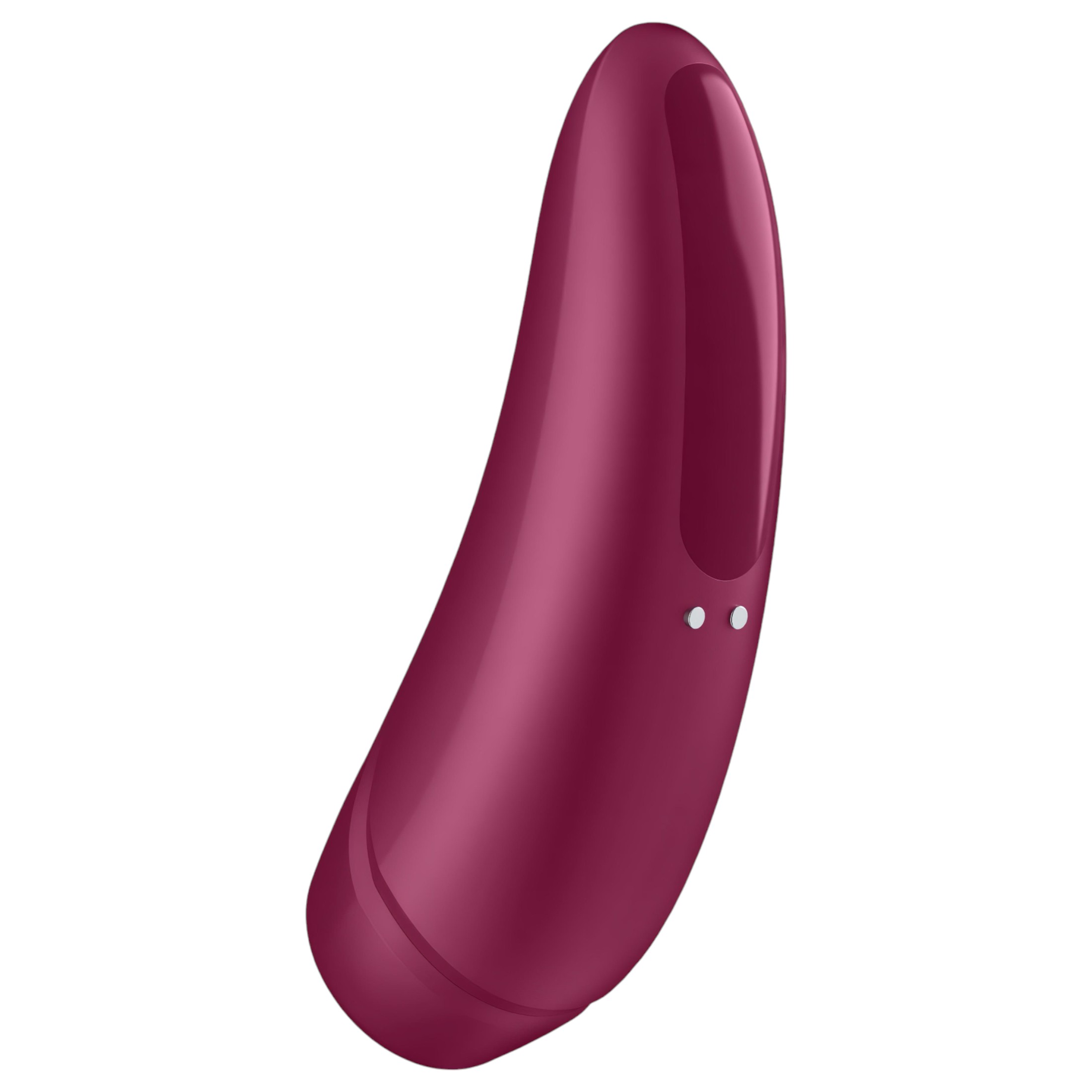 Satisfyer Curvy 1+ – okos léghullámos csiklóizgató (piros)