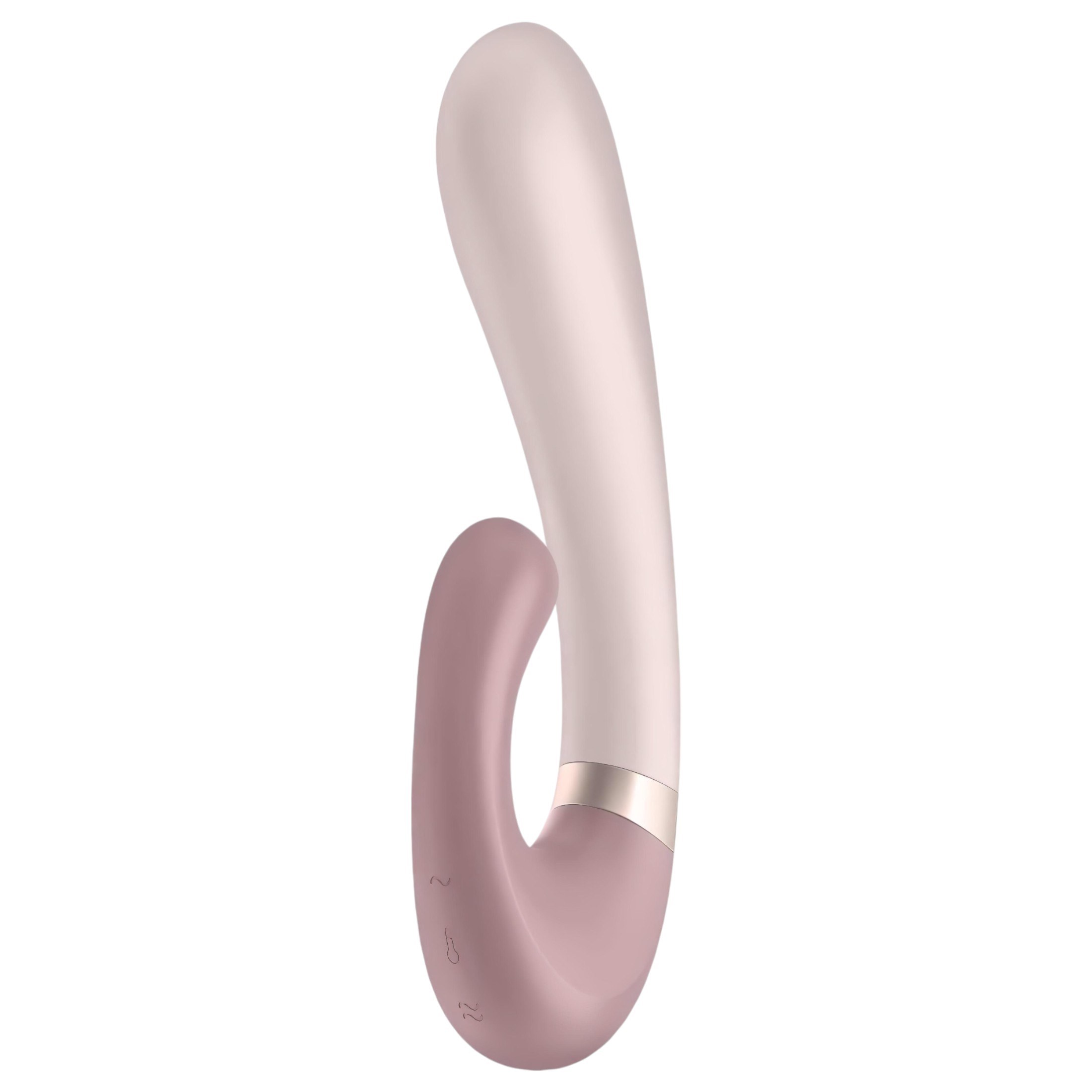 Satisfyer Heat Wave – okos, melegítő, karos vibrátor (bézs)
