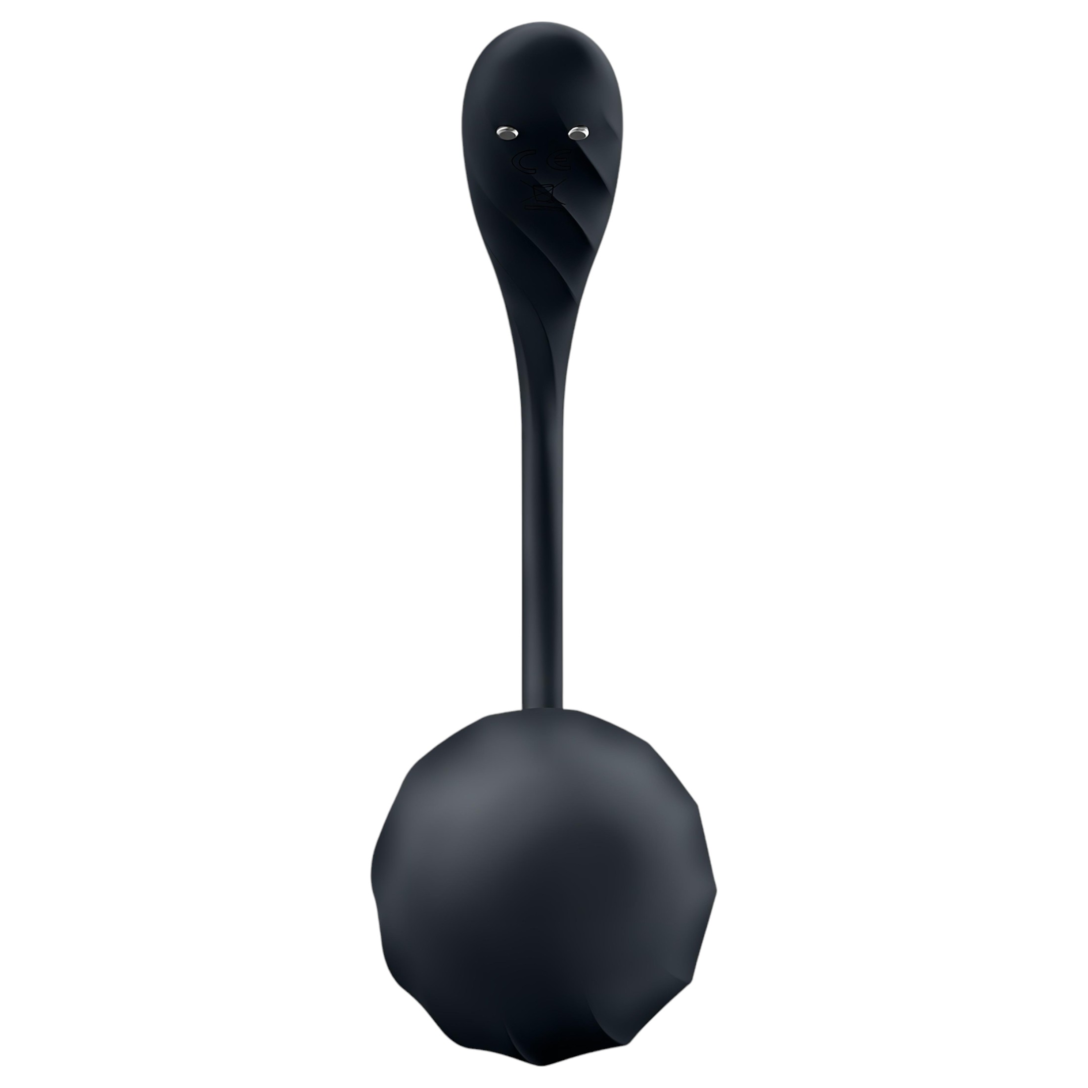 Satisfyer Ribbed Petal – rádiós vibrációs tojás (fekete)