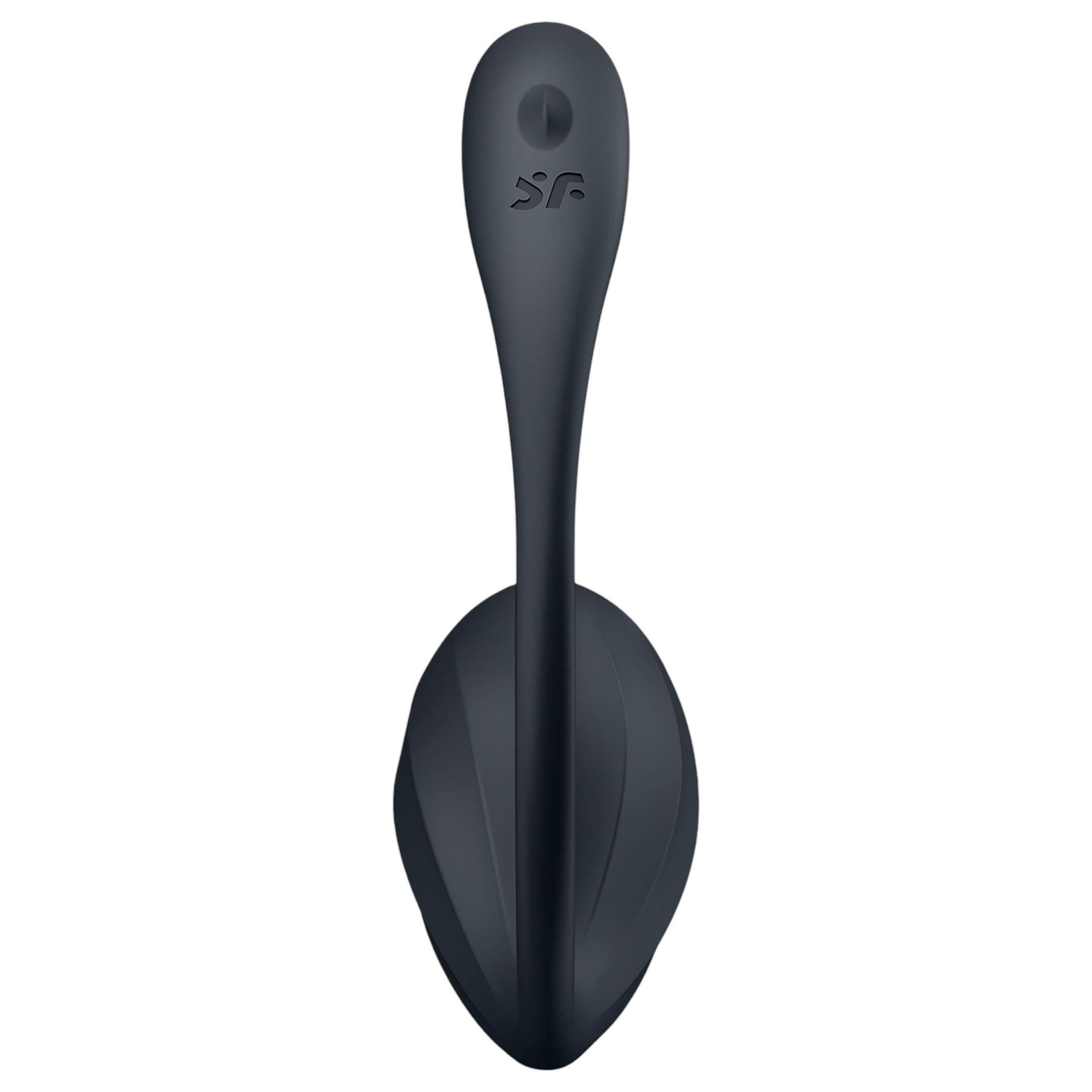 Satisfyer Ribbed Petal – rádiós vibrációs tojás (fekete)
