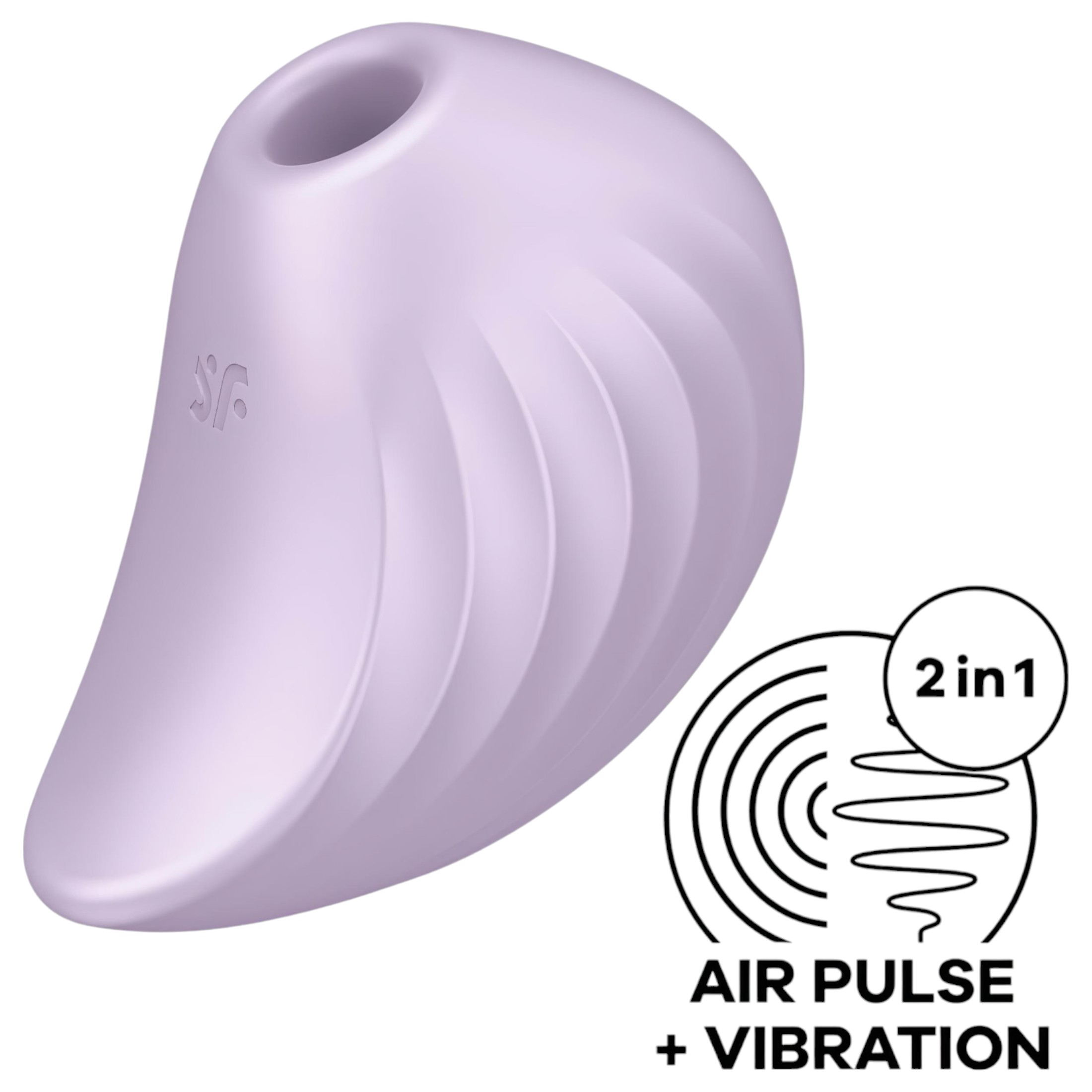 Satisfyer Pearl Diver – léghullámos csikló vibrátor (viola)