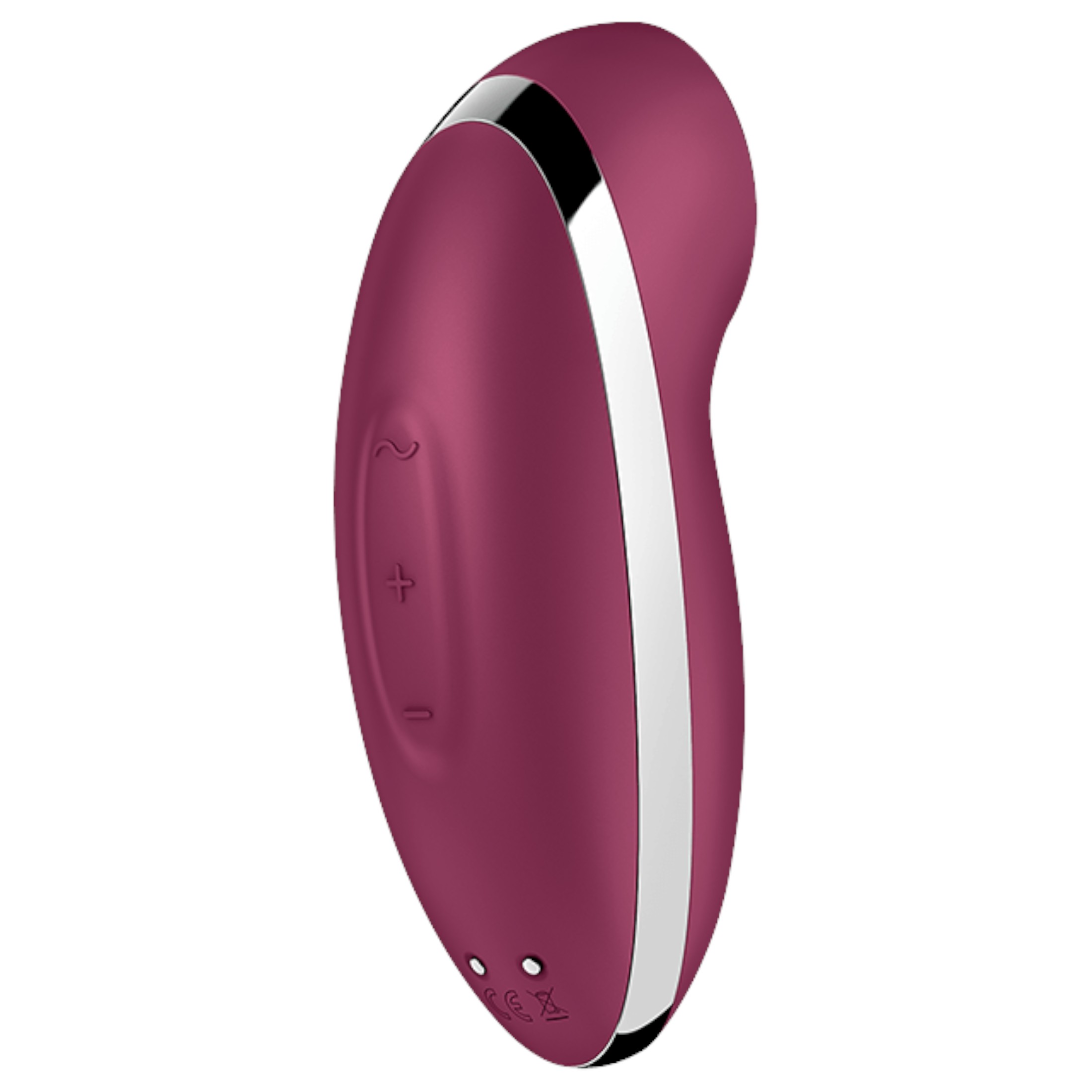Satisfyer Tap & Climax 2 – 2in1 csiklóizgató és vibrátor (piros)