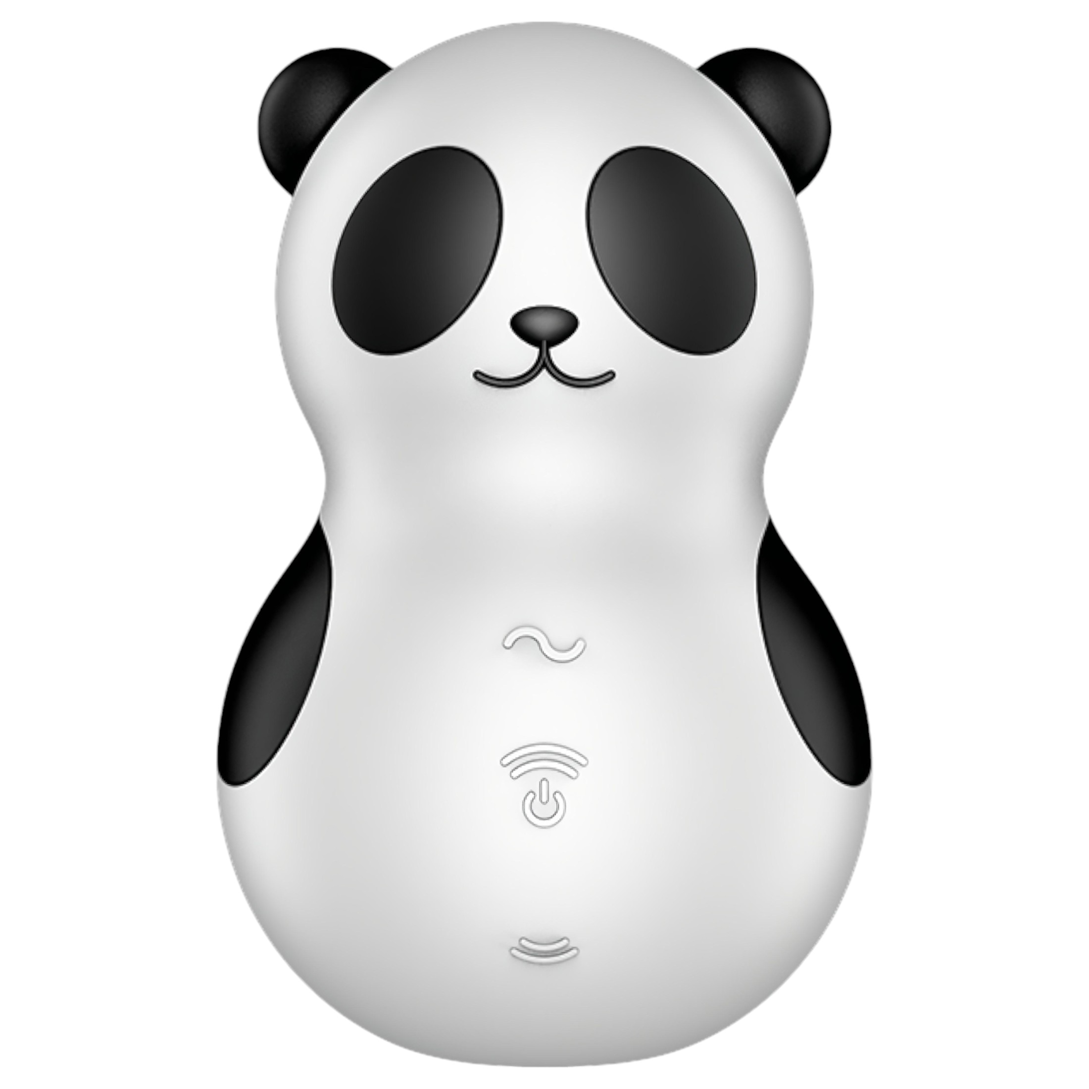 Satisfyer Pocket Panda – léghullámos csiklóizgató (fekete)