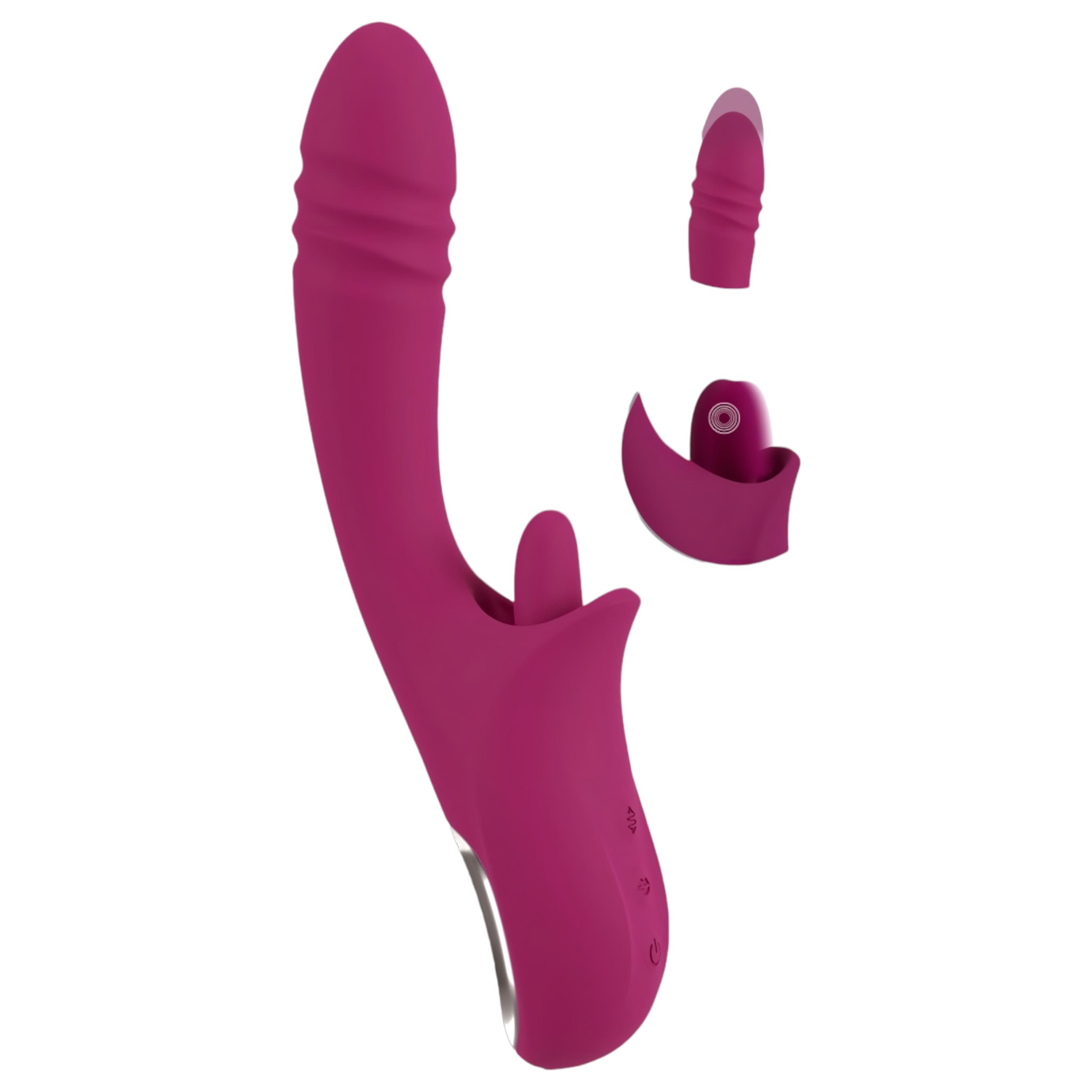 Javida Licking & Thrusting – nyelves lökő vibrátor (lila)