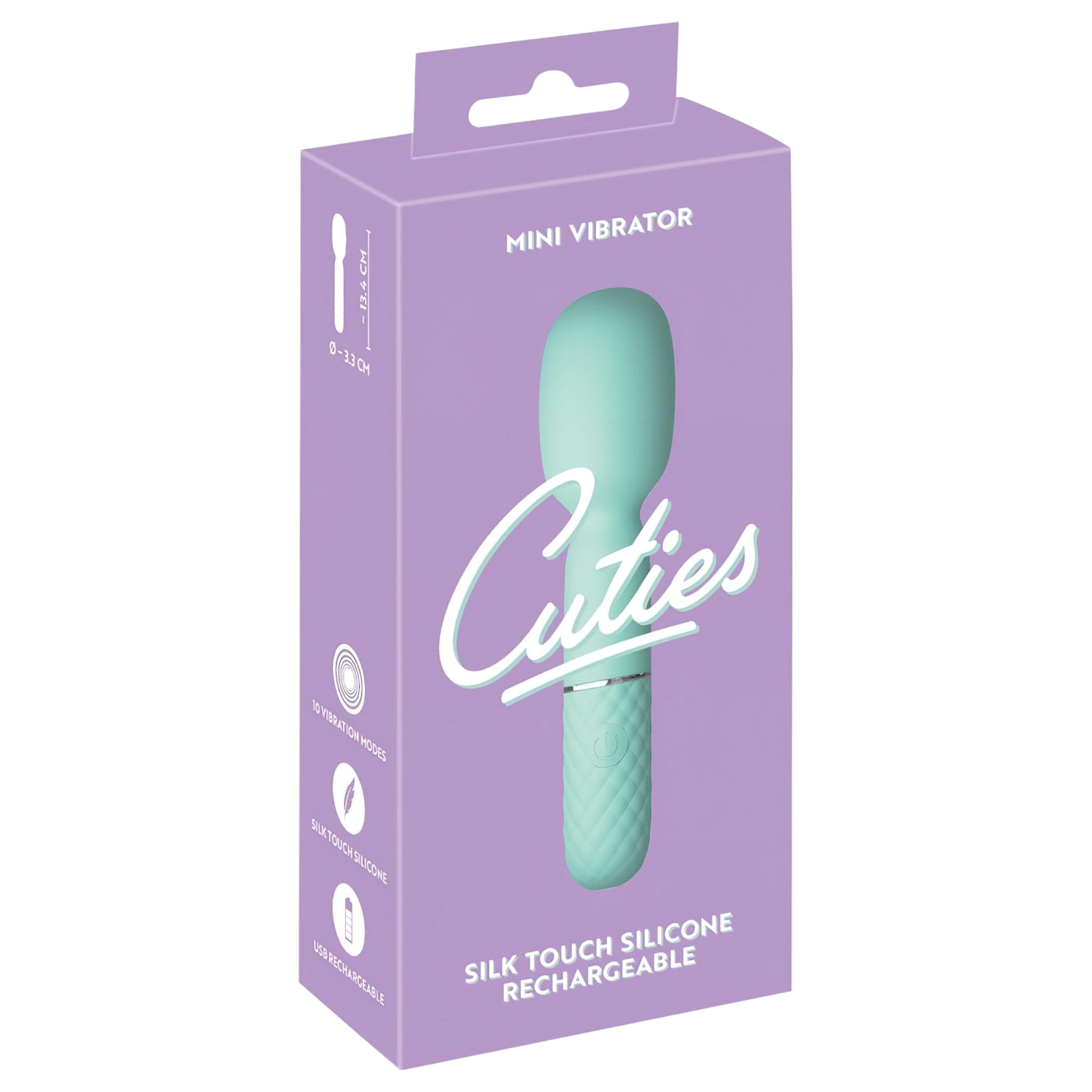 Cuties – mini masszírozó vibrátor (menta)