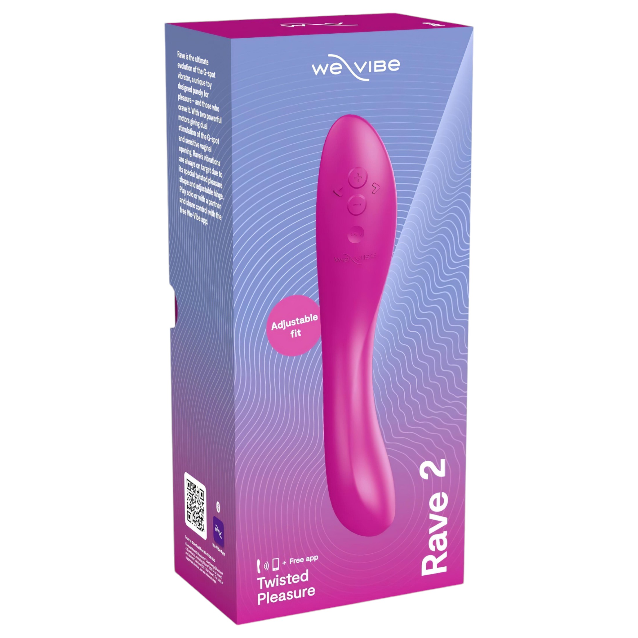 We-Vibe Rave 2 – okos, akkus G-pont vibrátor (pink)