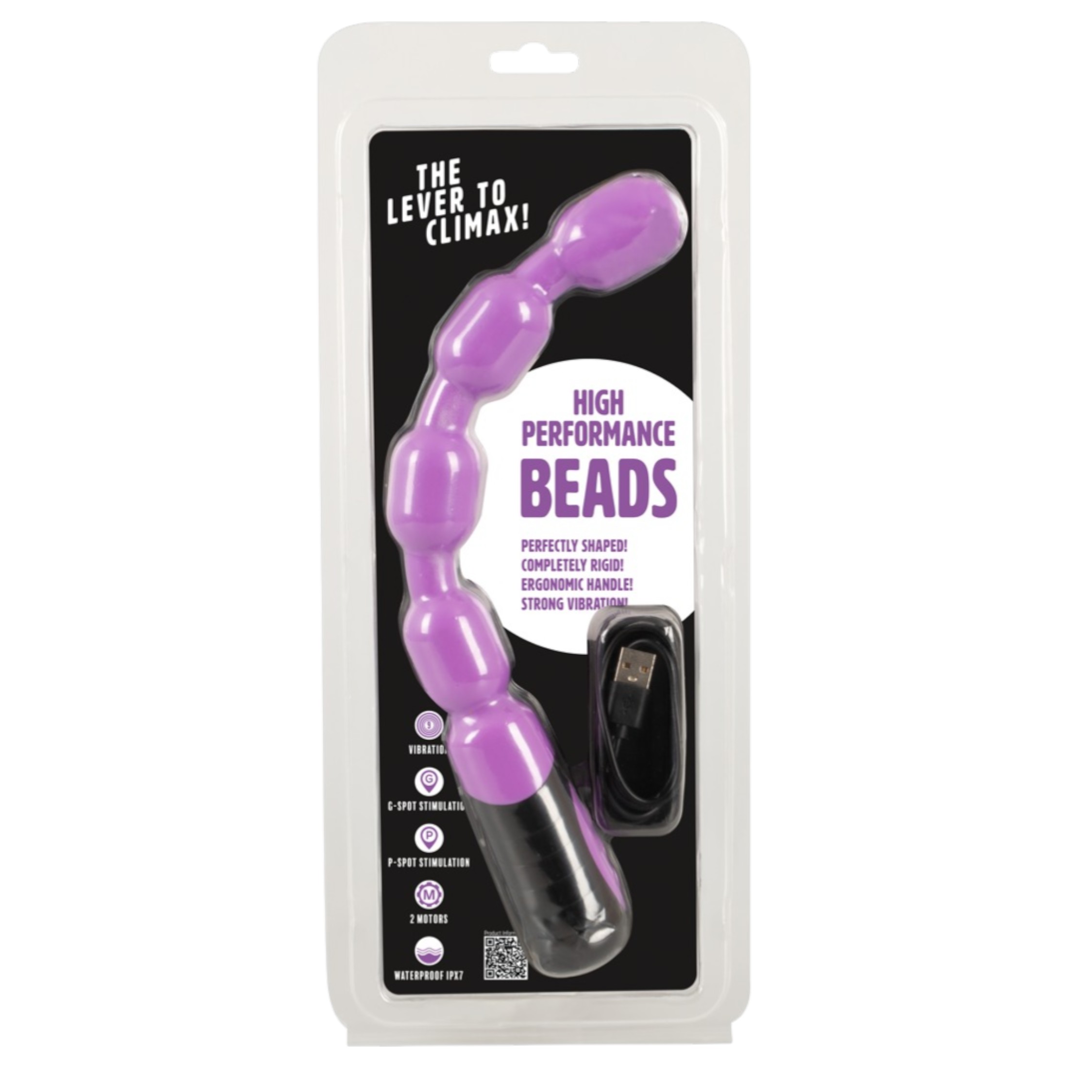 You2Toys – gyöngyös G- és P-pont vibrátor (lila)