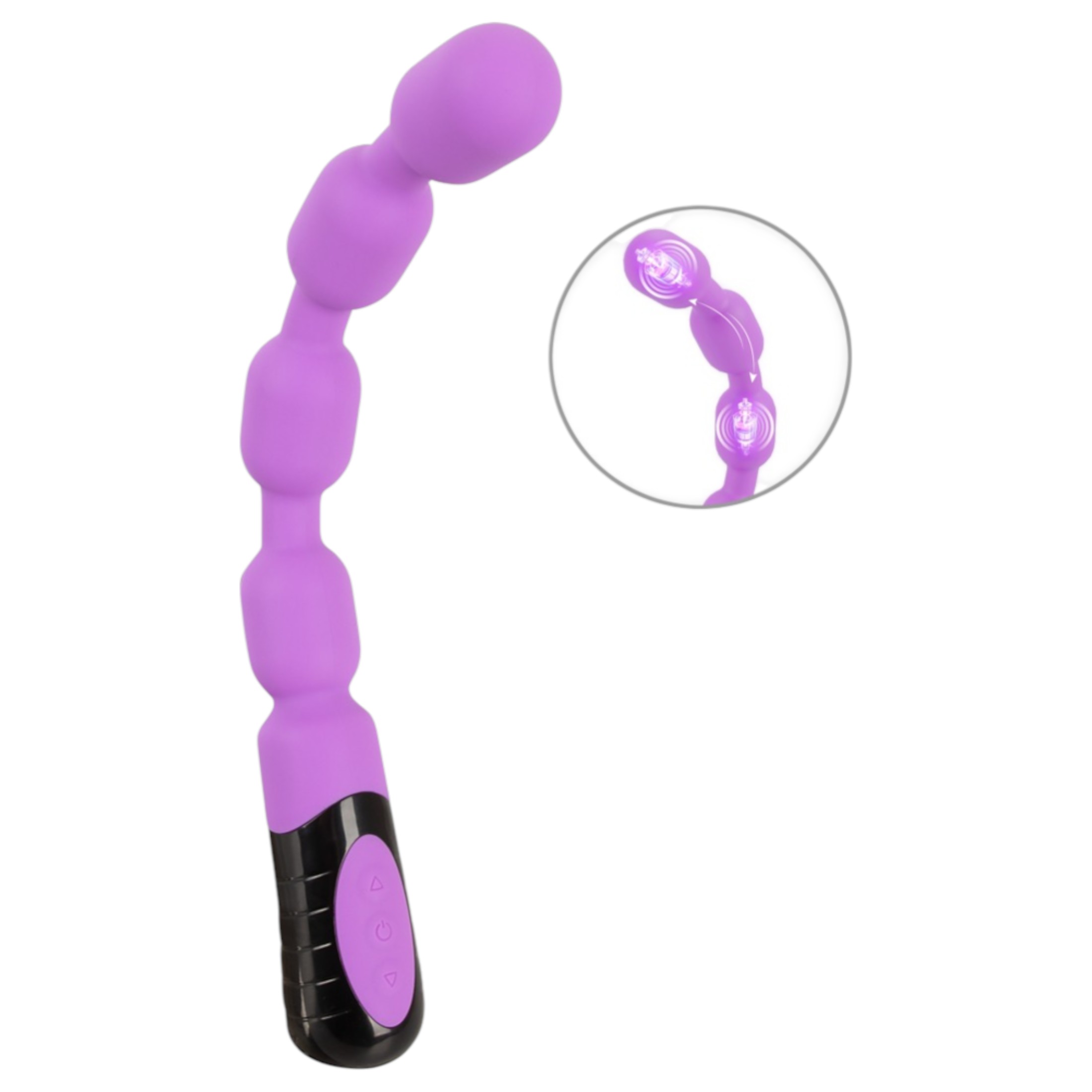 You2Toys – gyöngyös G- és P-pont vibrátor (lila)