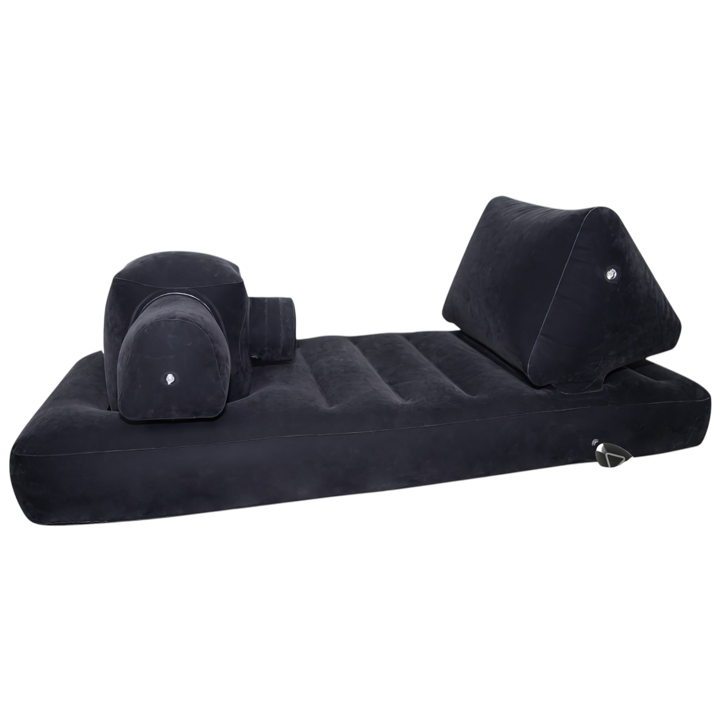 You2Toys Velvet Luxury – szexgép, beépített ággyal (fekete)