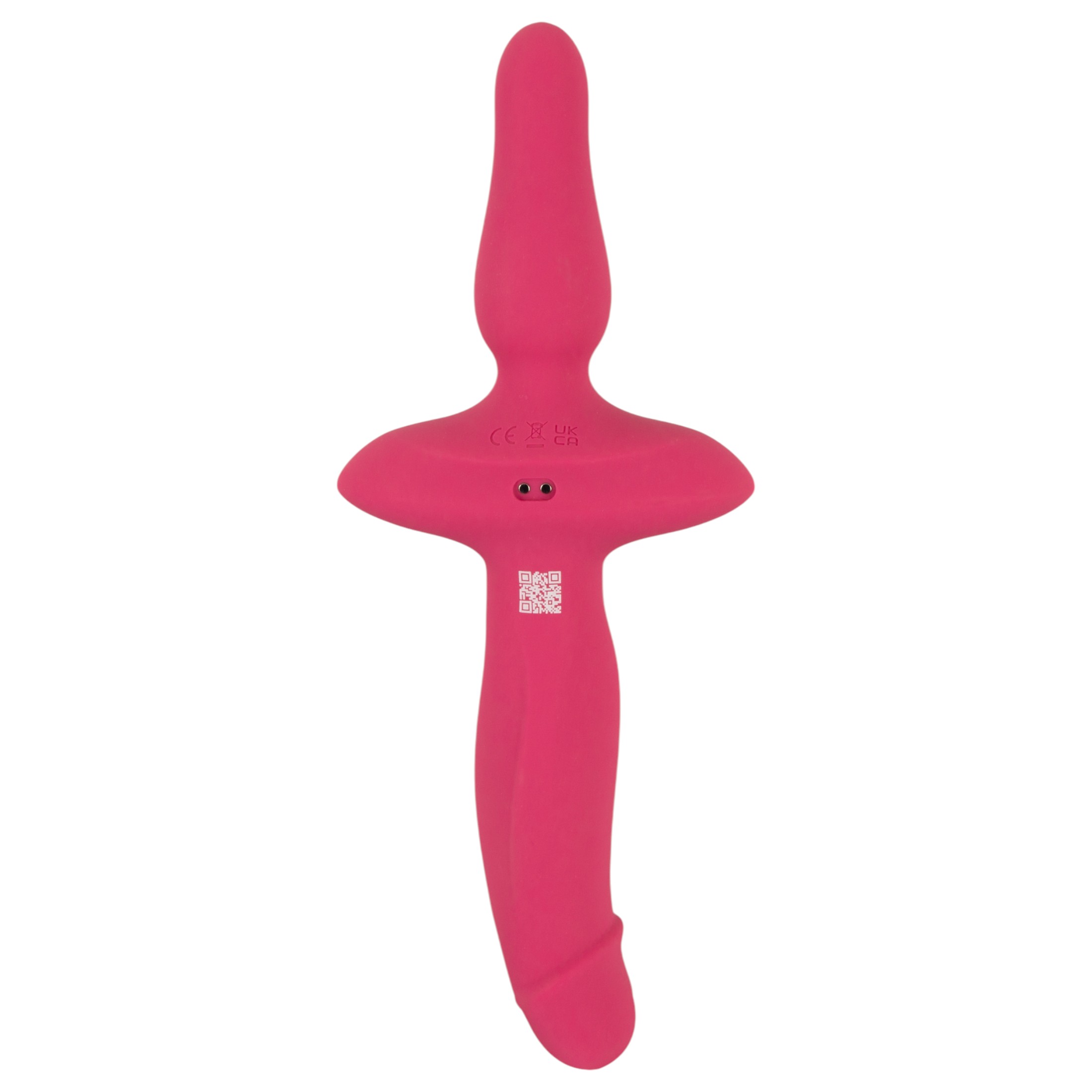 Couples Choice – 2in1 vibrátor és anál plug (pink)