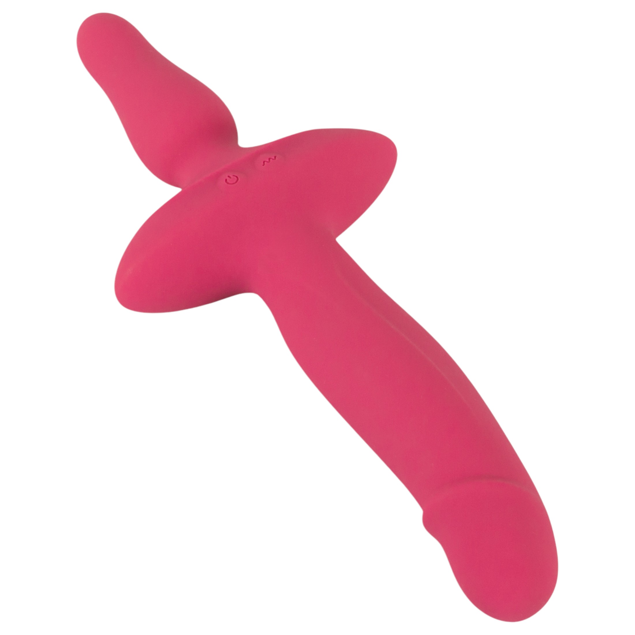 Couples Choice – 2in1 vibrátor és anál plug (pink)