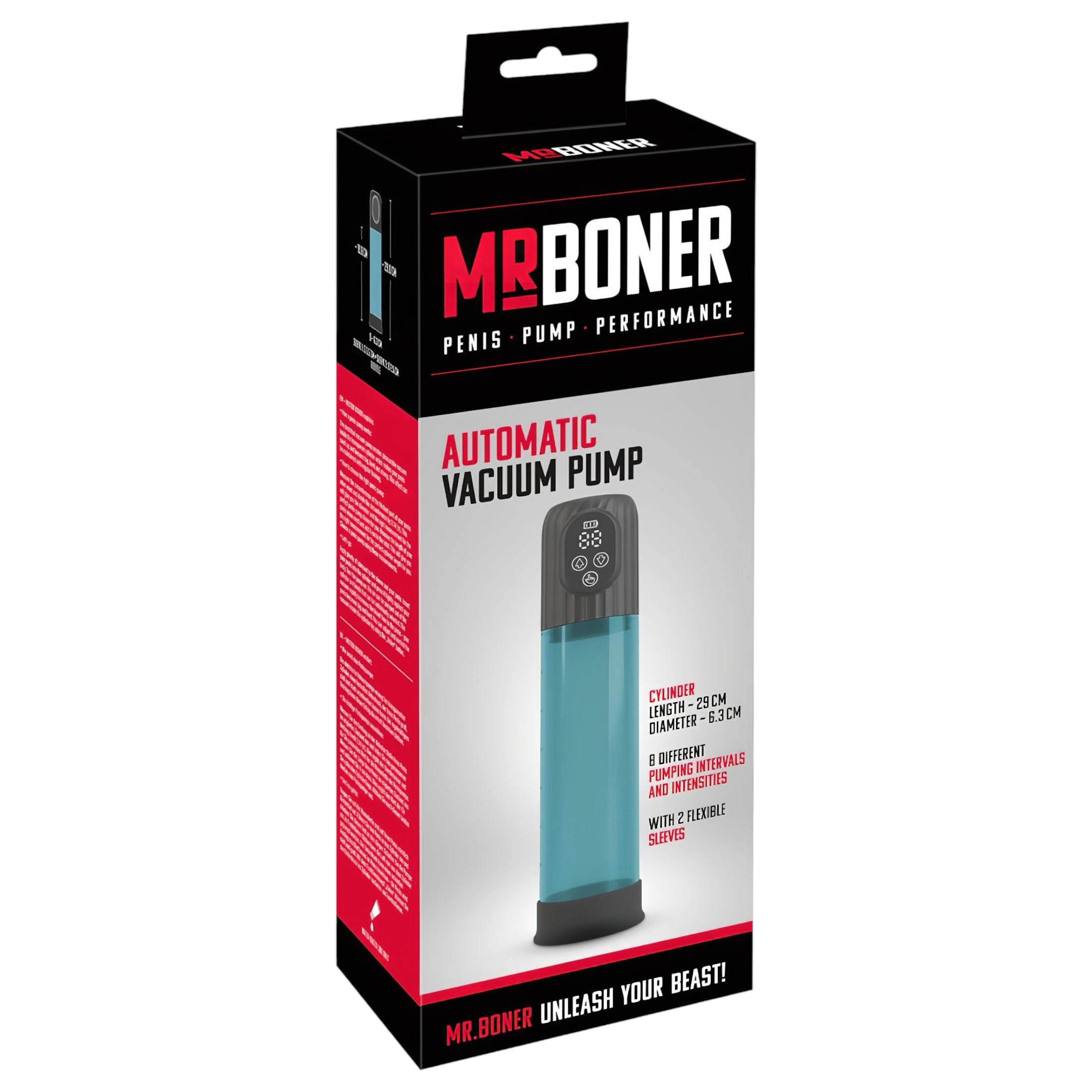 Mister Boner – automata péniszpumpa (kék)