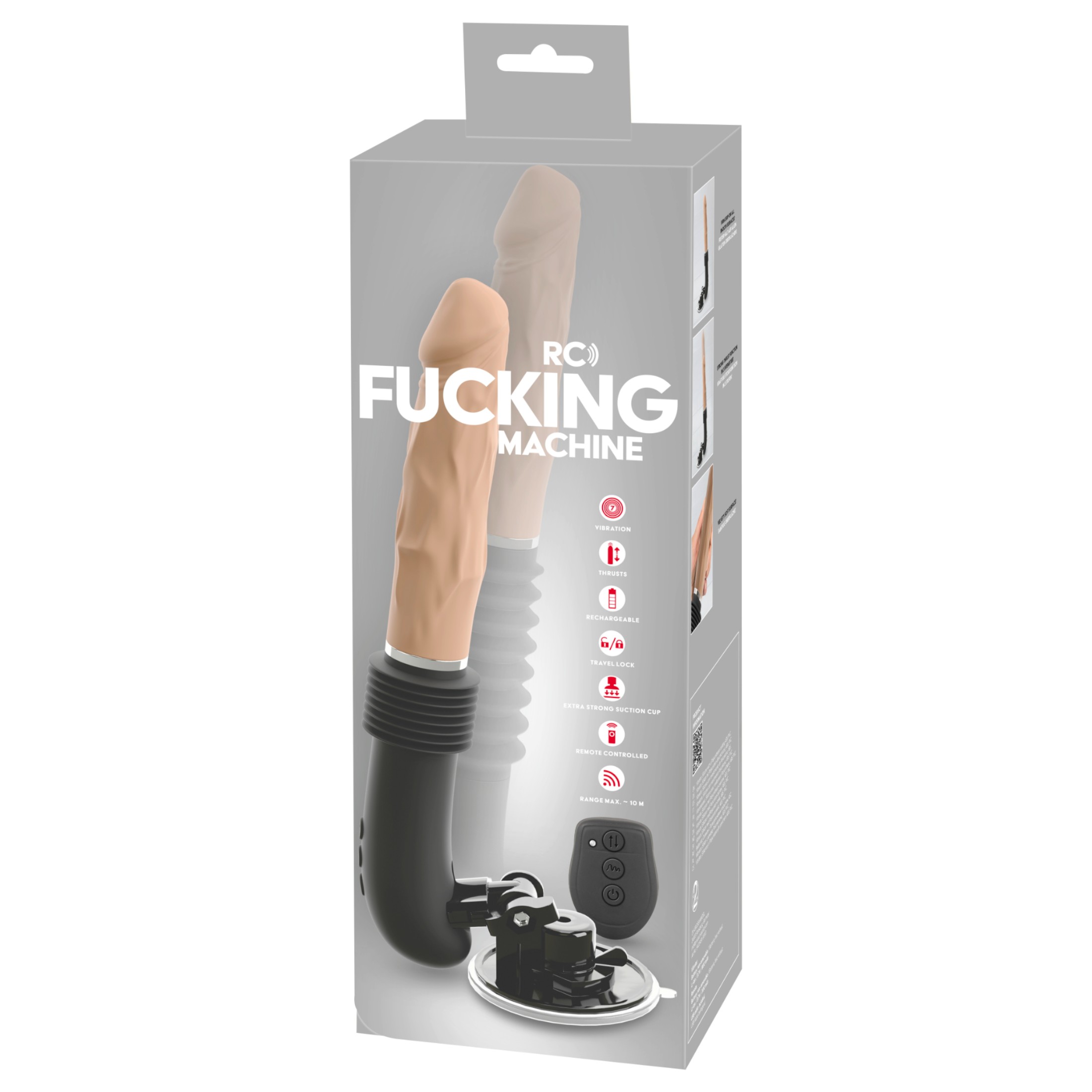You2Toys RC Fucking Machine Flesh – lökő vibrátor (natúr)