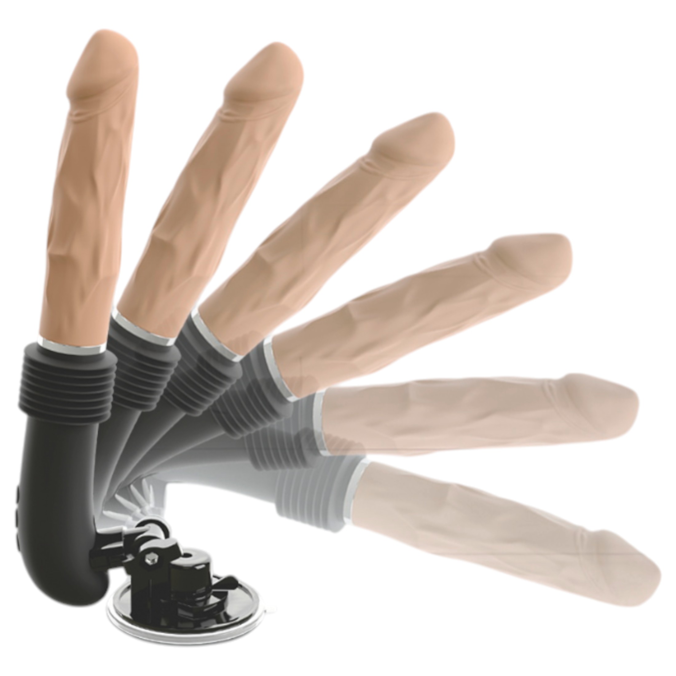 You2Toys RC Fucking Machine Flesh – lökő vibrátor (natúr)