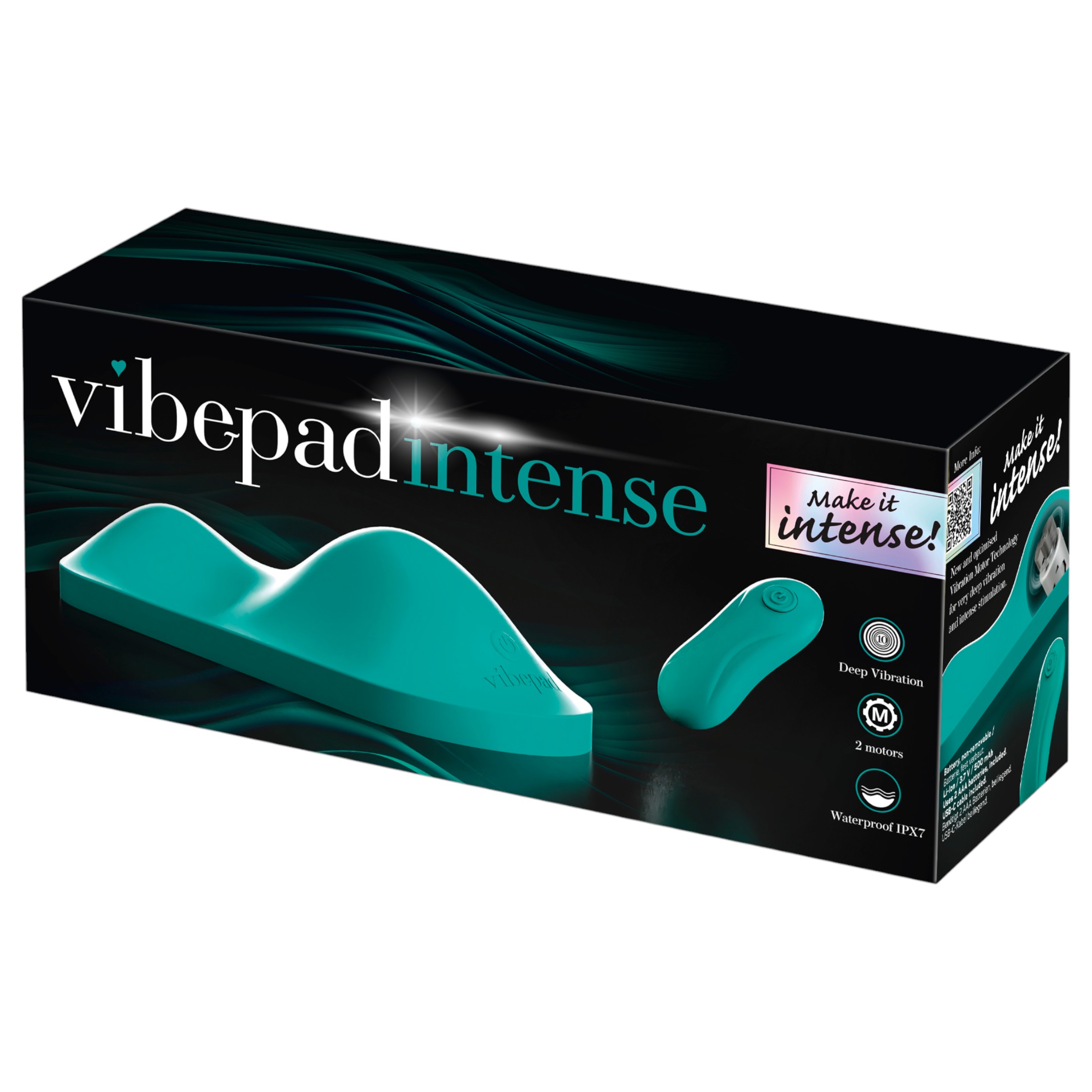 Vibepad Intense – csiklóizgató párna vibrátor (türkiz)