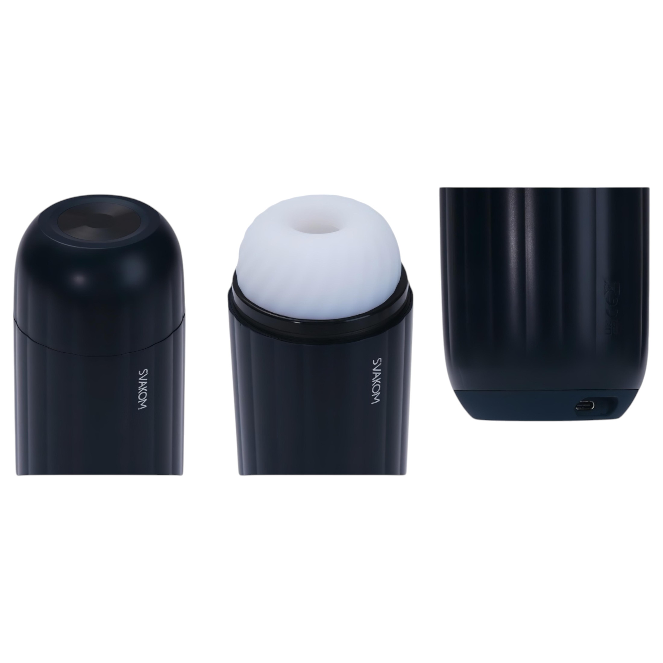 Svakom Sam Neo 2 – okos maszturbátor (fekete-fehér)