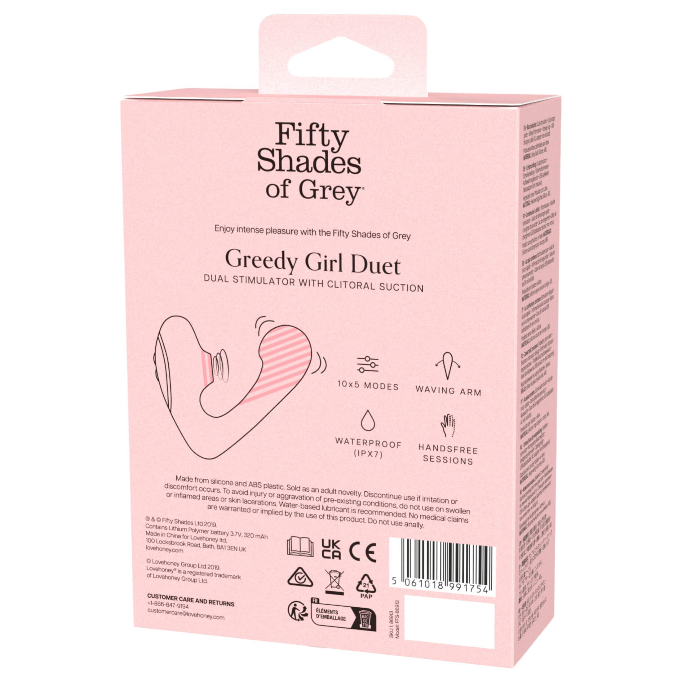 A szürke ötven árnyalata Greedy Girl – G-pont vibrátor (fekete)