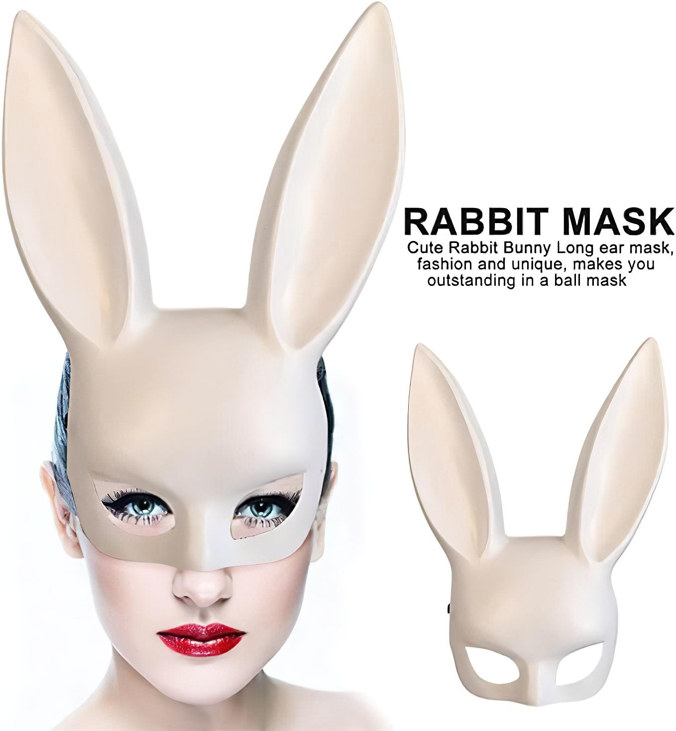 Jogestyle – nyuszi maszk (fehér)