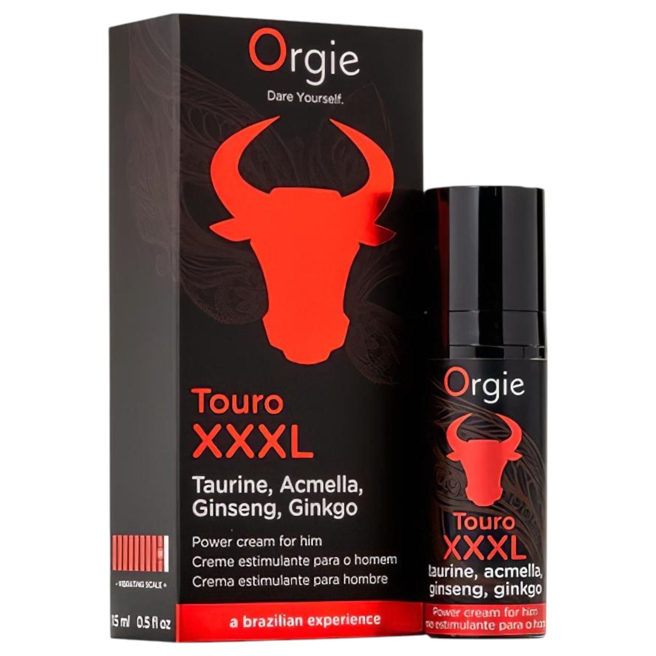 Orgie Touro XXXL – erekció fokozó krém (15ml)
