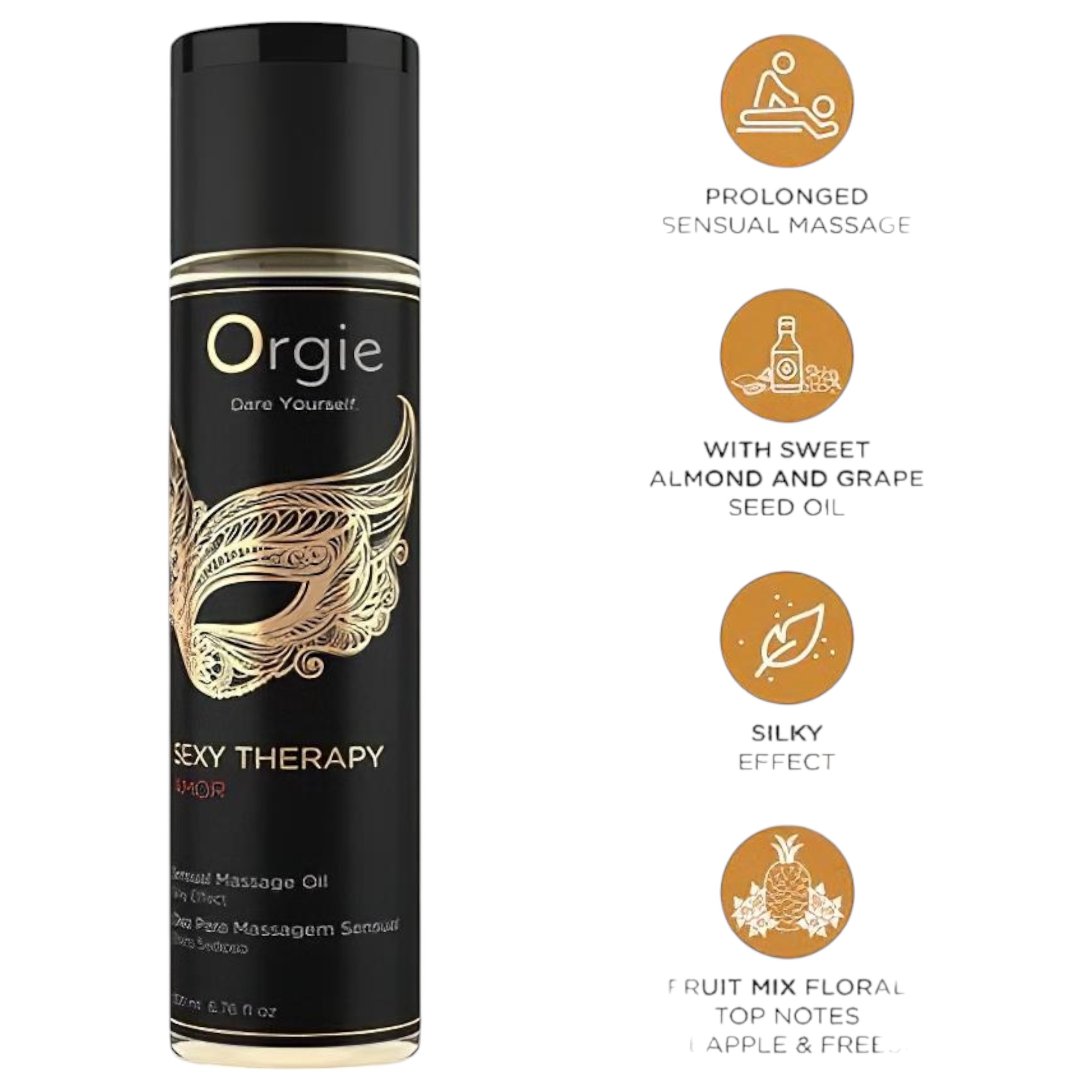 Orgie Amor – érzéki masszázsolaj (200ml)