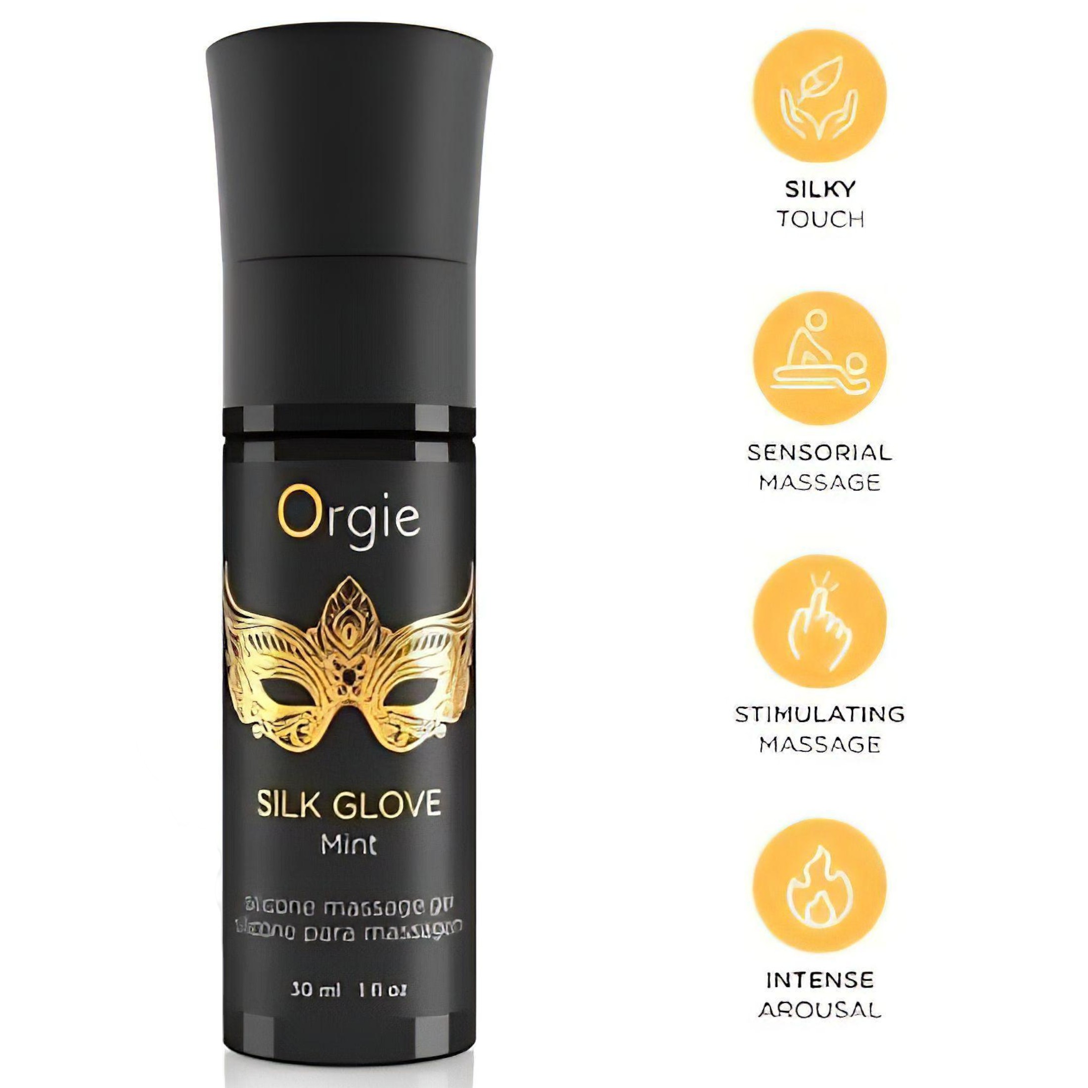 Orgie Pearls Lust – gyöngy nyaklánc és masszázsgél (30ml)