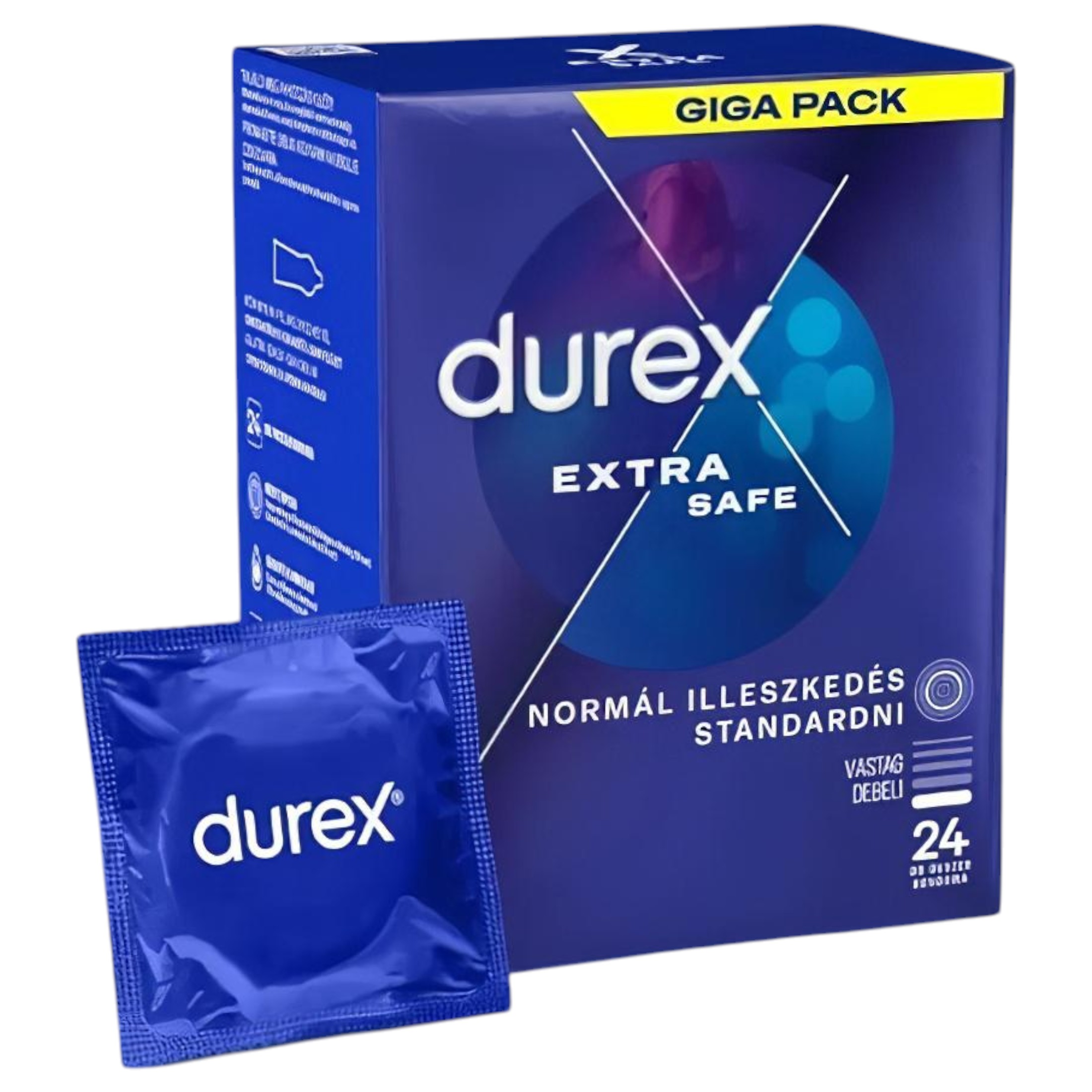 Durex Extra Safe – biztonságos óvszer (24db)