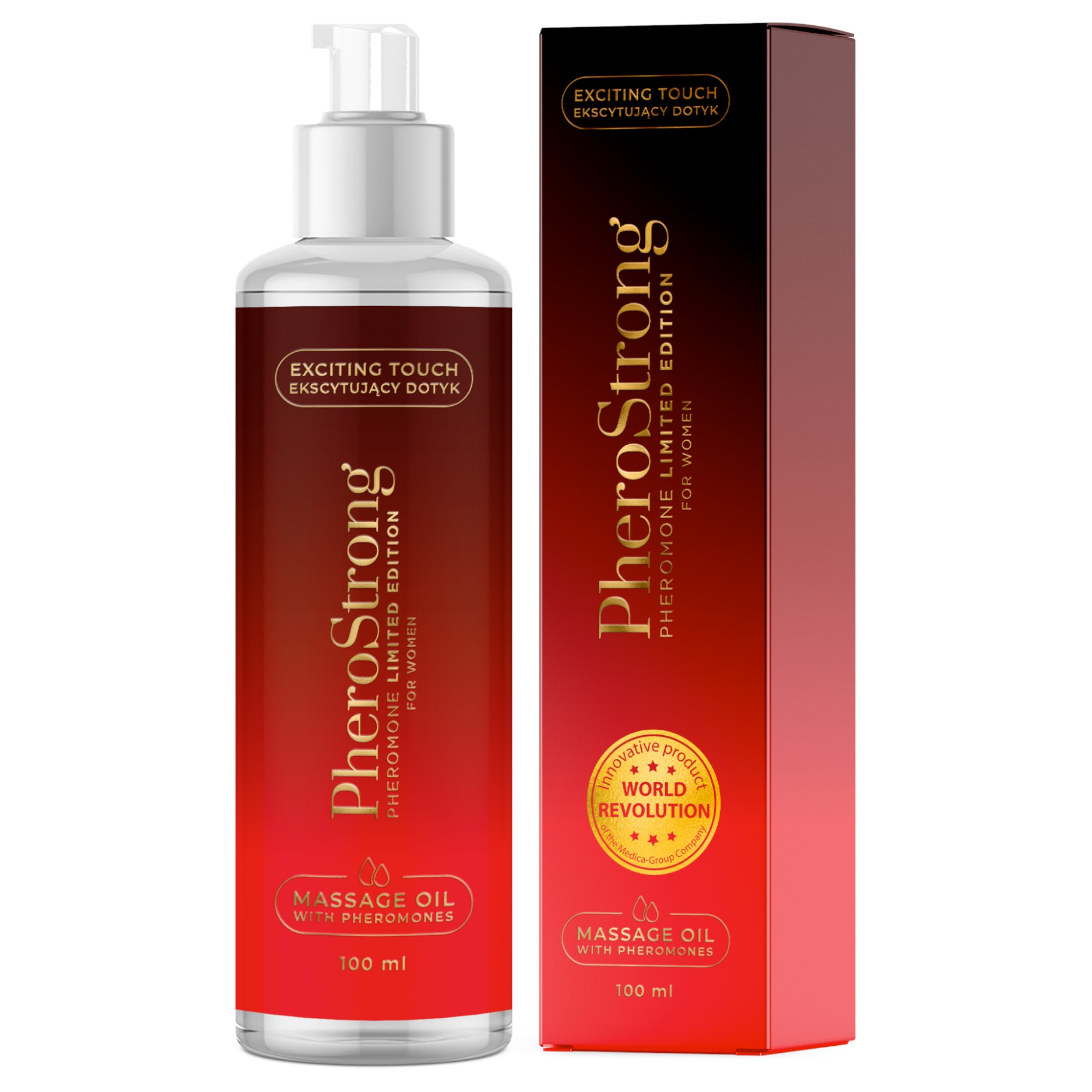 PheroStrong Limited Edition – masszázsolaj nőknek (100ml)