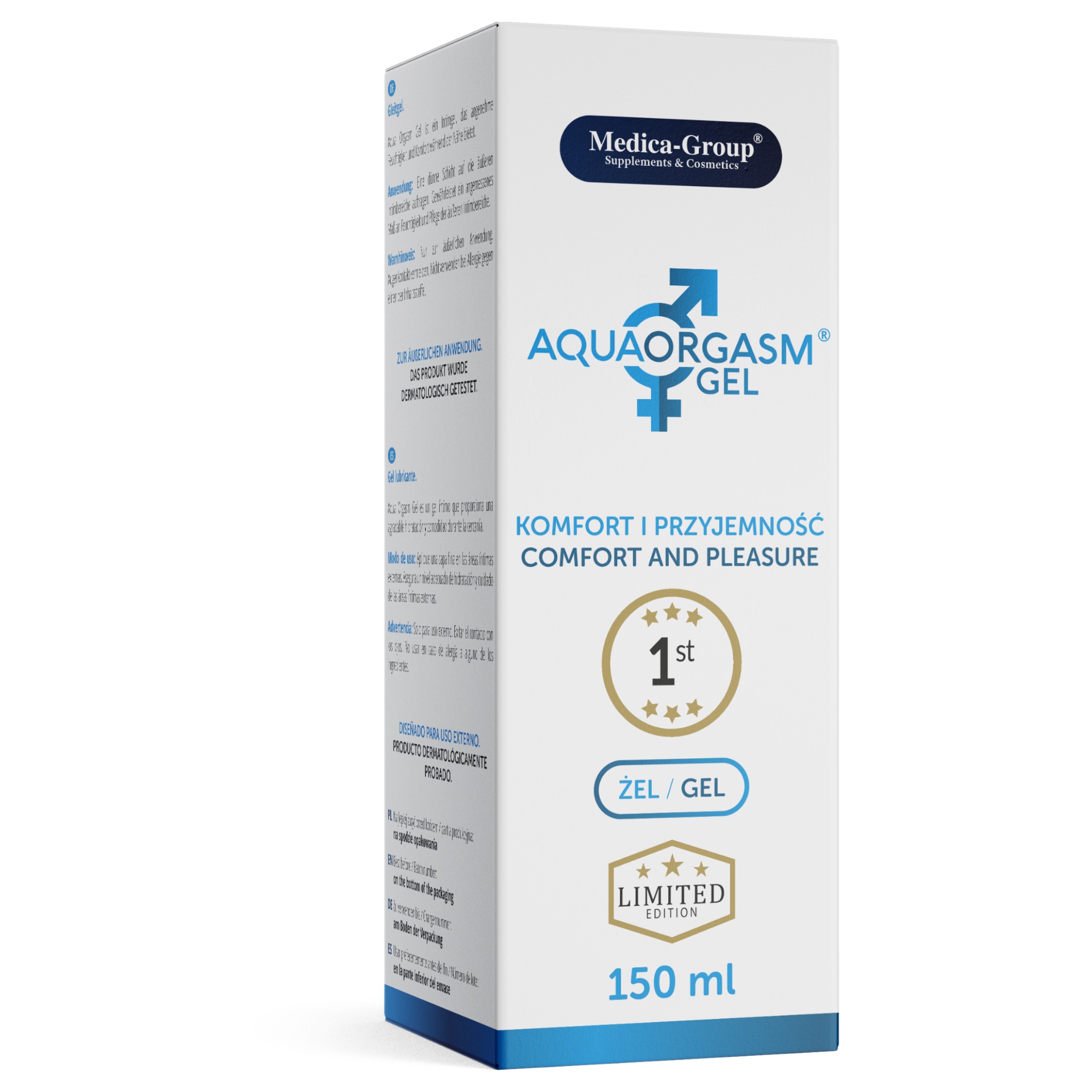 Aqua Orgasm Gel – uniszex hidratáló, stimuláló gél (150ml)