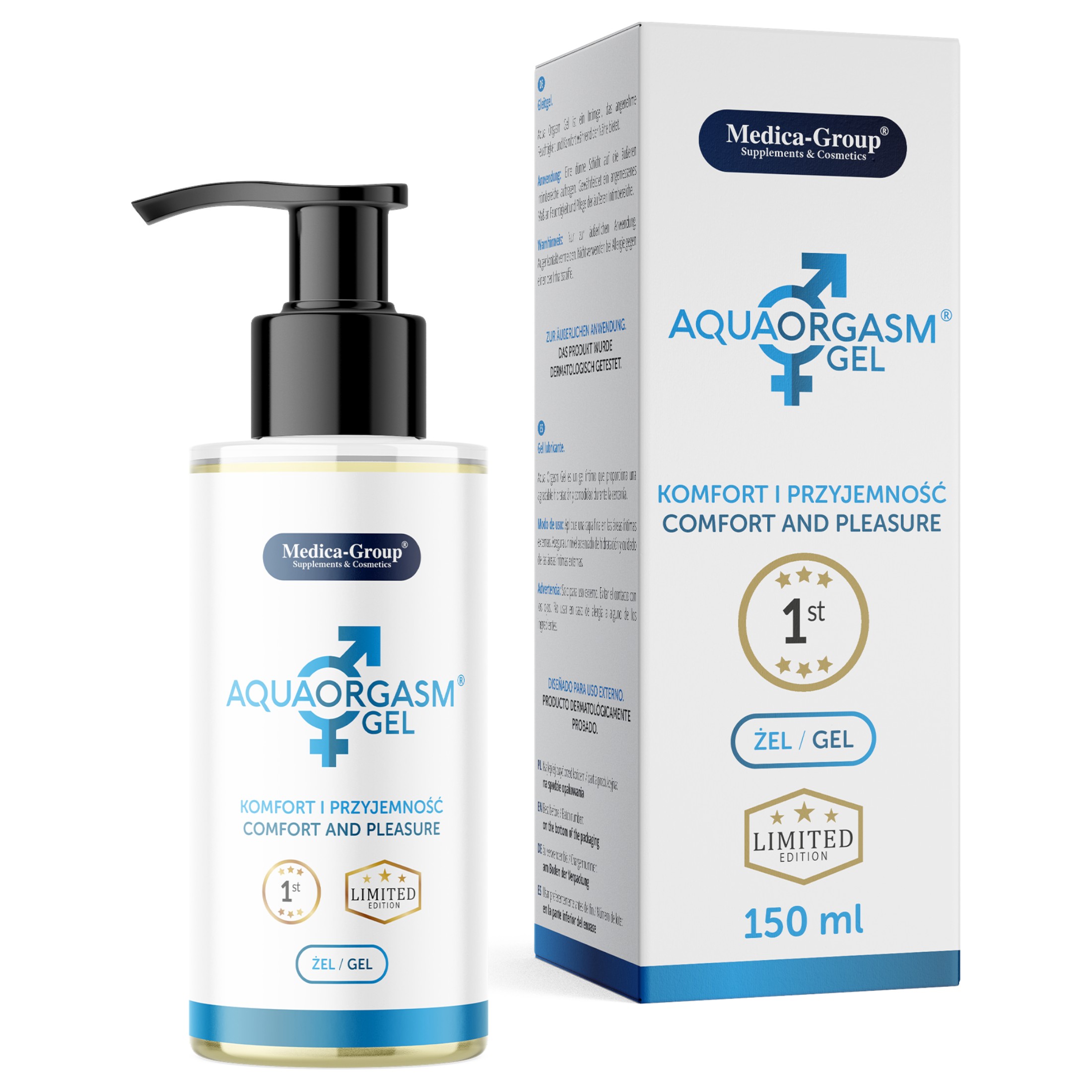 Aqua Orgasm Gel – uniszex hidratáló, stimuláló gél (150ml)