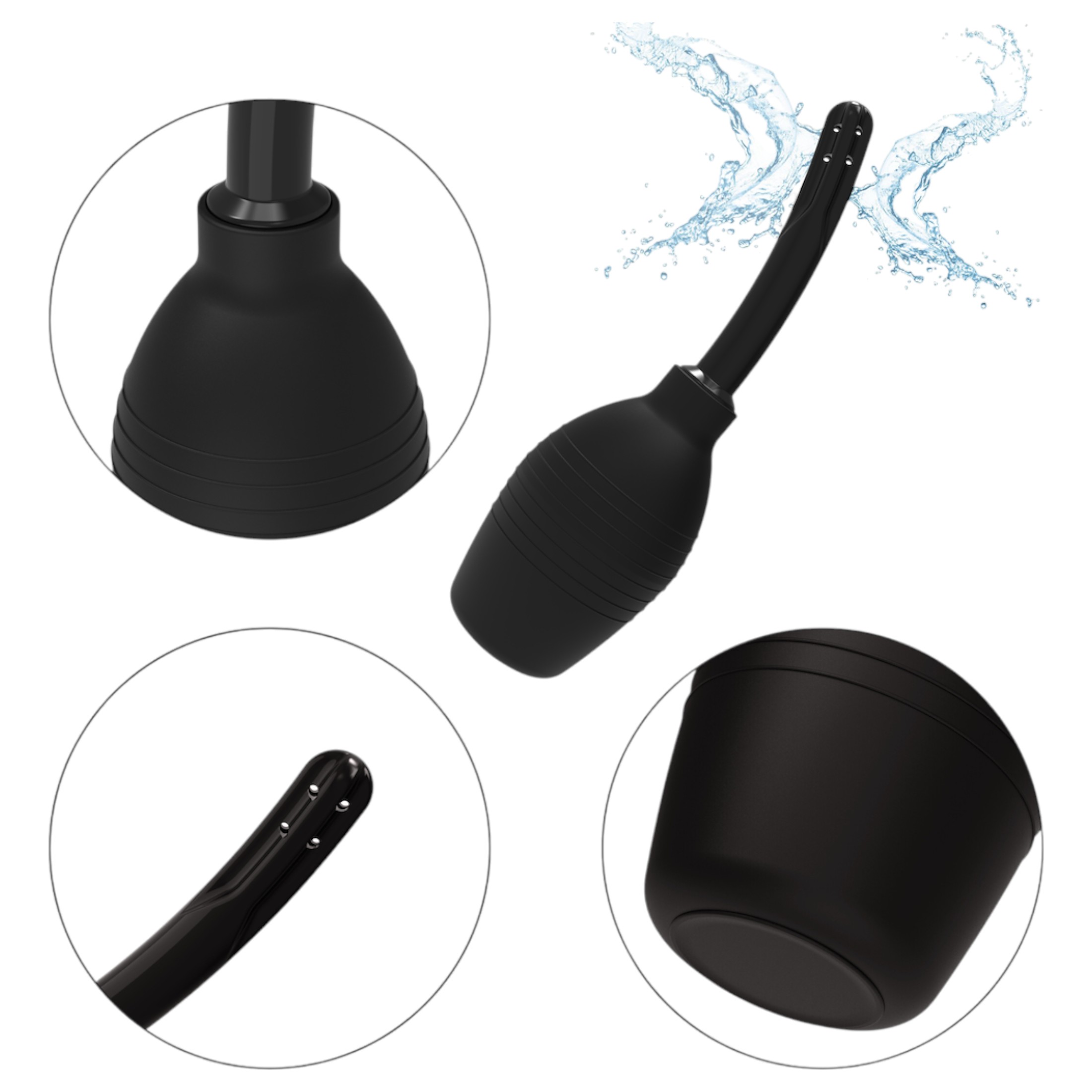 Wild Play – intim mosó (fekete)