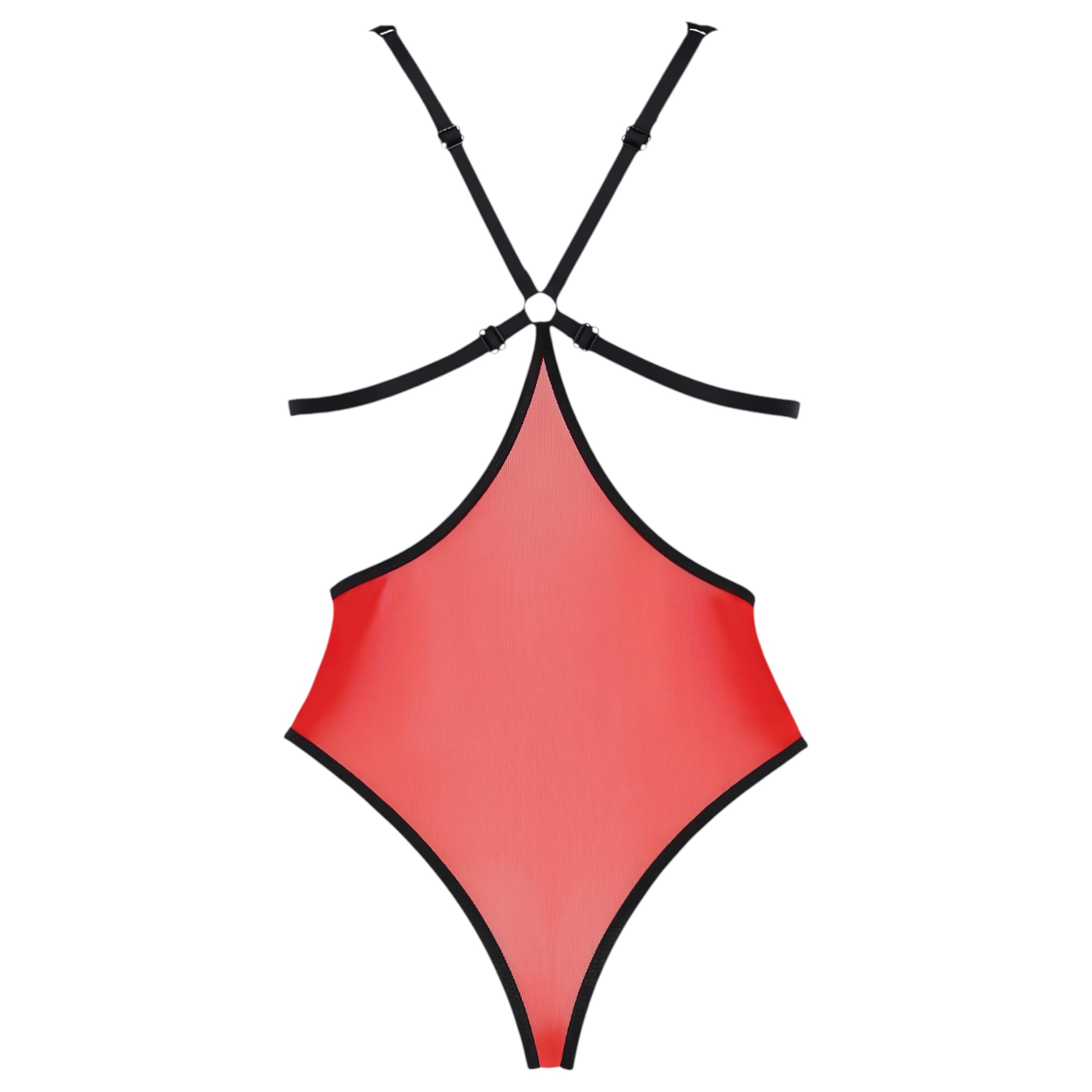 / Passion Peonia – body oldalkivágással (piros)