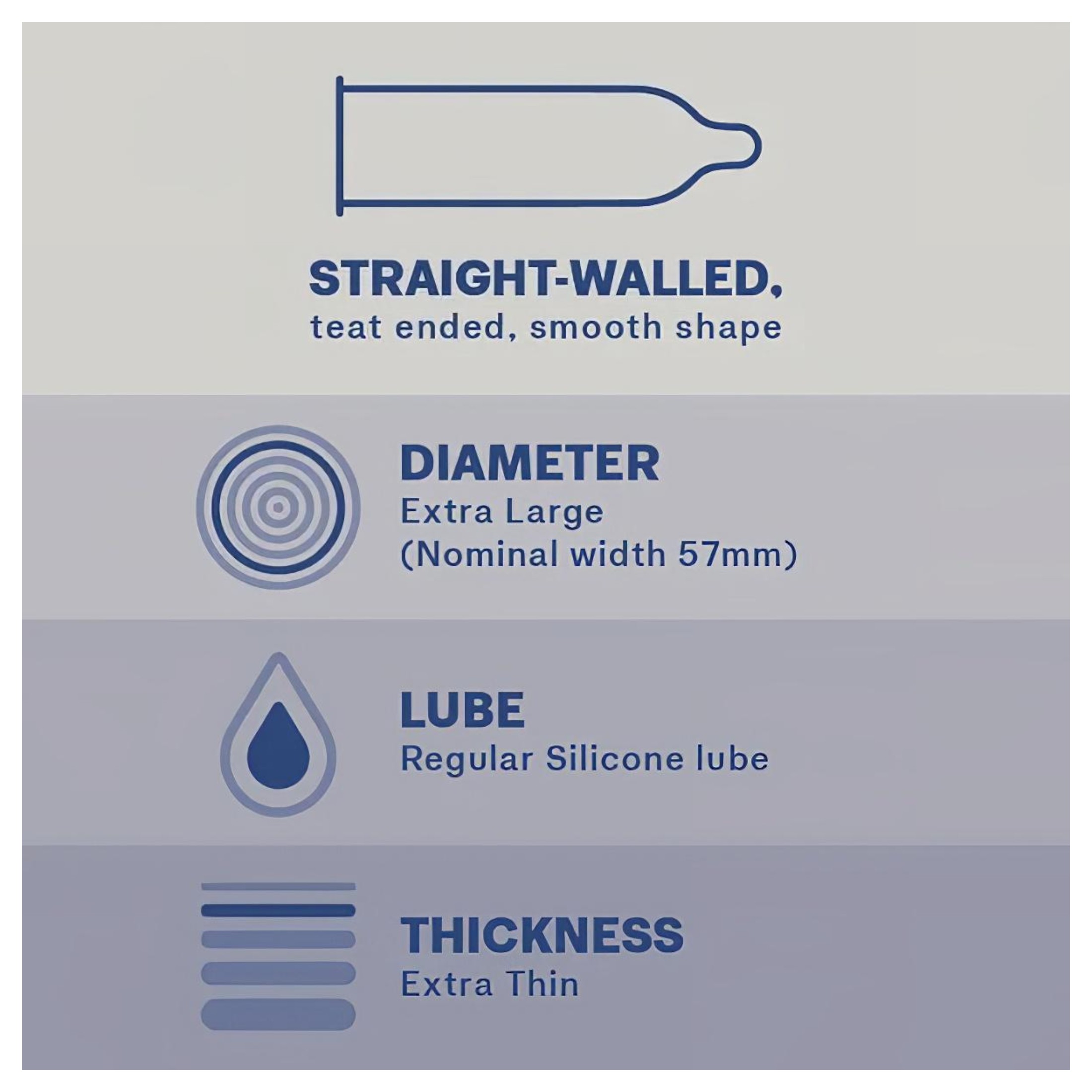 Durex Invisible XL – extra nagy óvszer (10db)