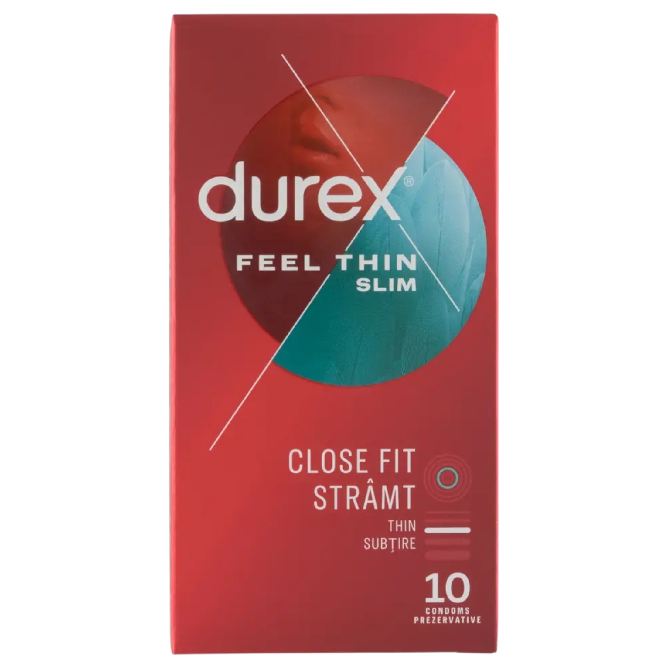 Durex Feel Thin Slim – élethű érzés óvszer (10db)