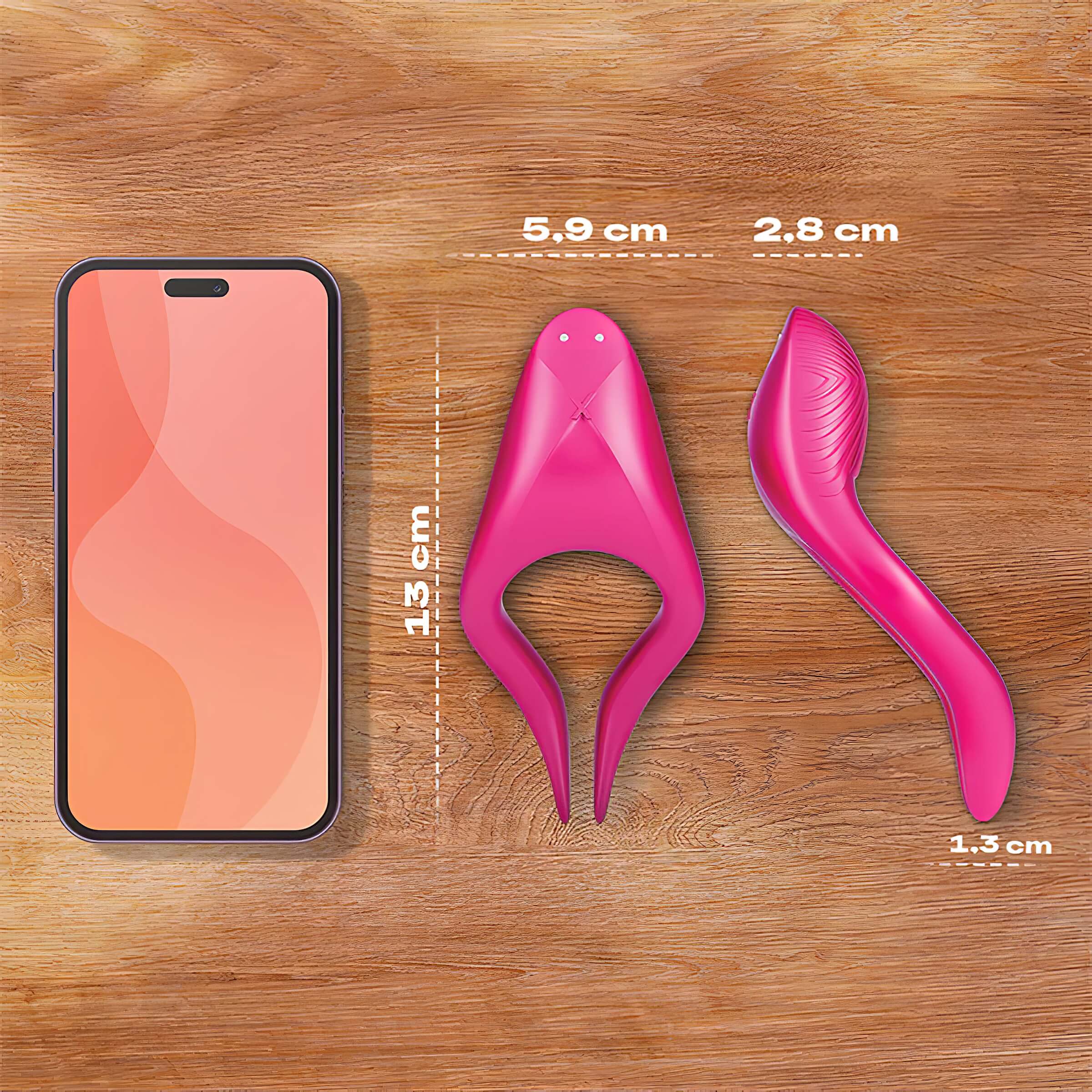 Durex Tease & Ride – Intim pont vibrátor (pink)