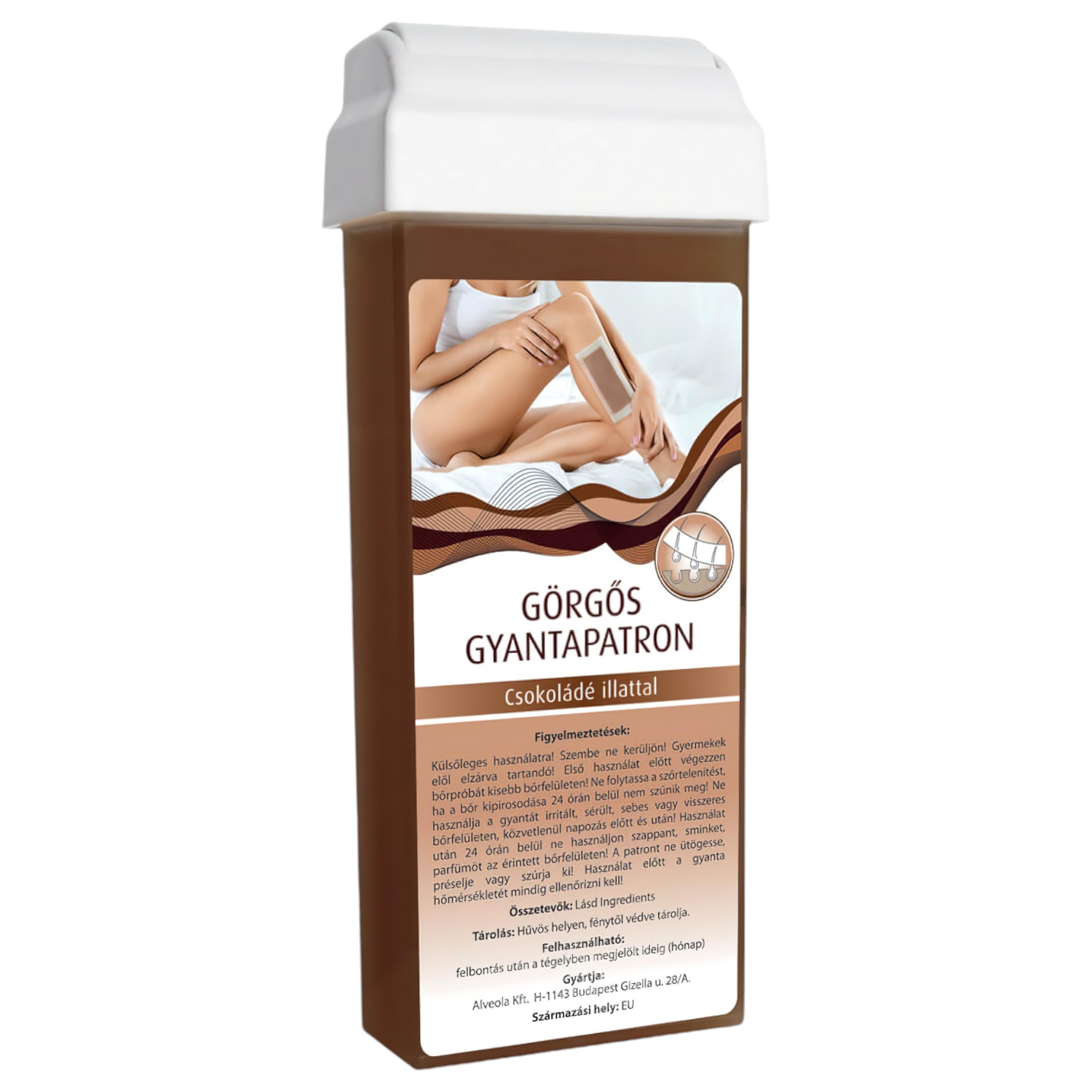Görgős gyanta patron széles görgőfejjel (100ml) – csoki illat