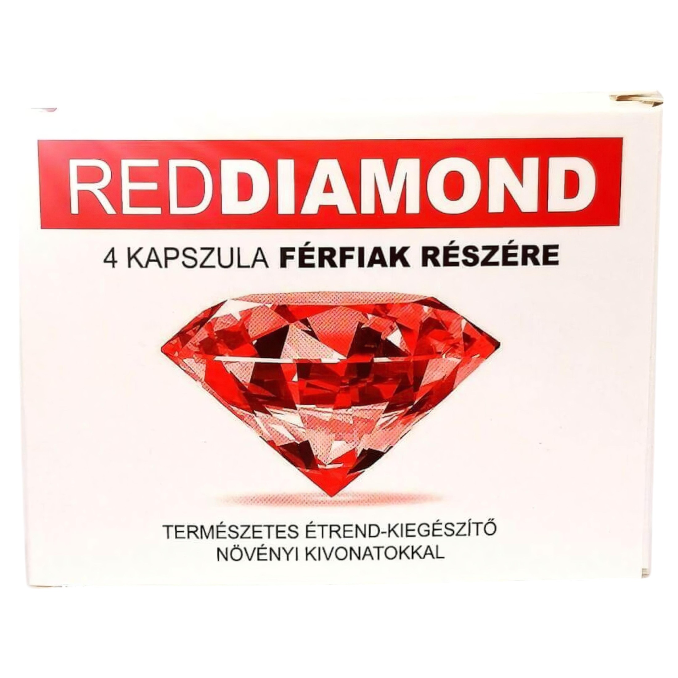 Red Diamond – természetes étrend kiegészítő férfiaknak (4db)