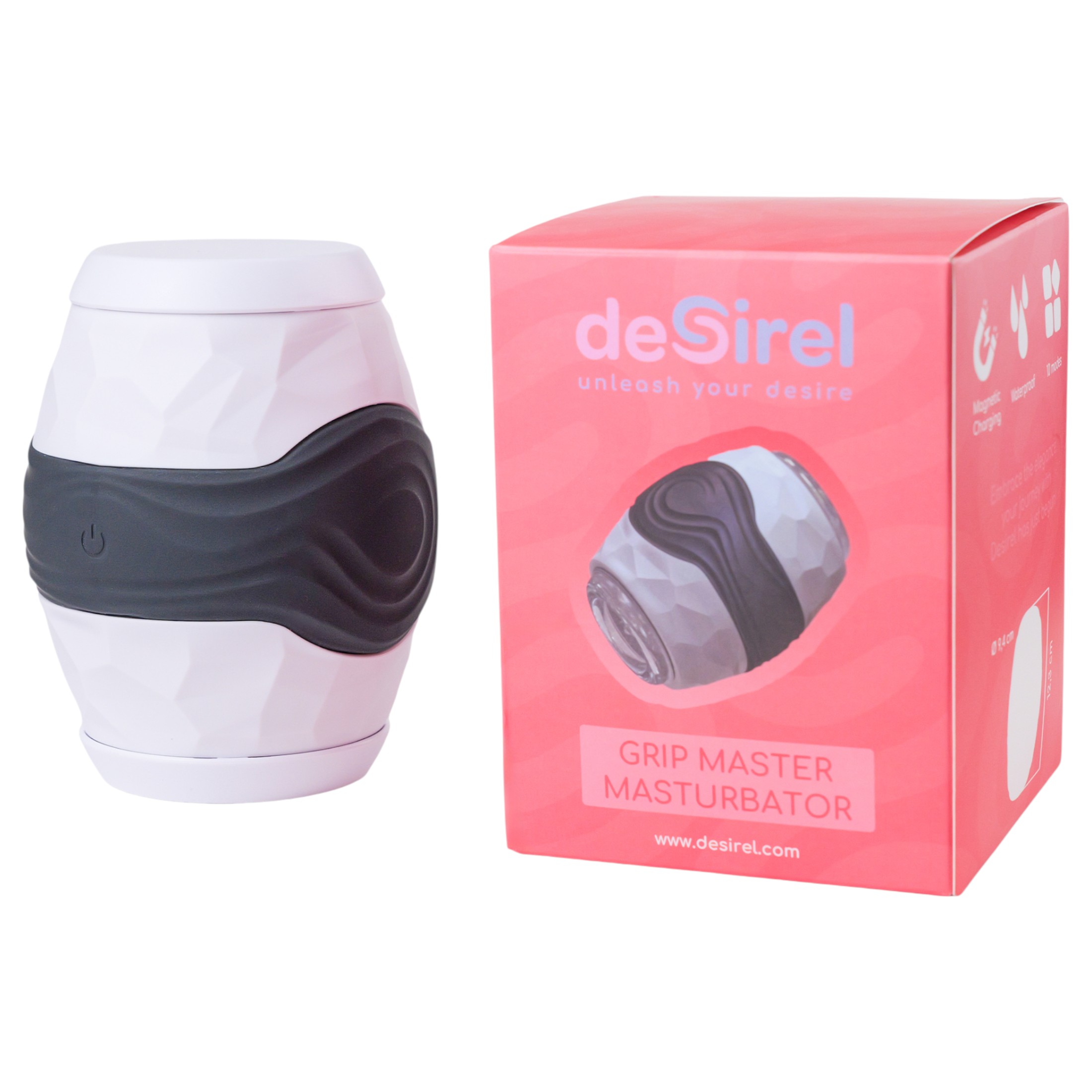 Desirel Grip Master – szorító maszturbátor (szürke)